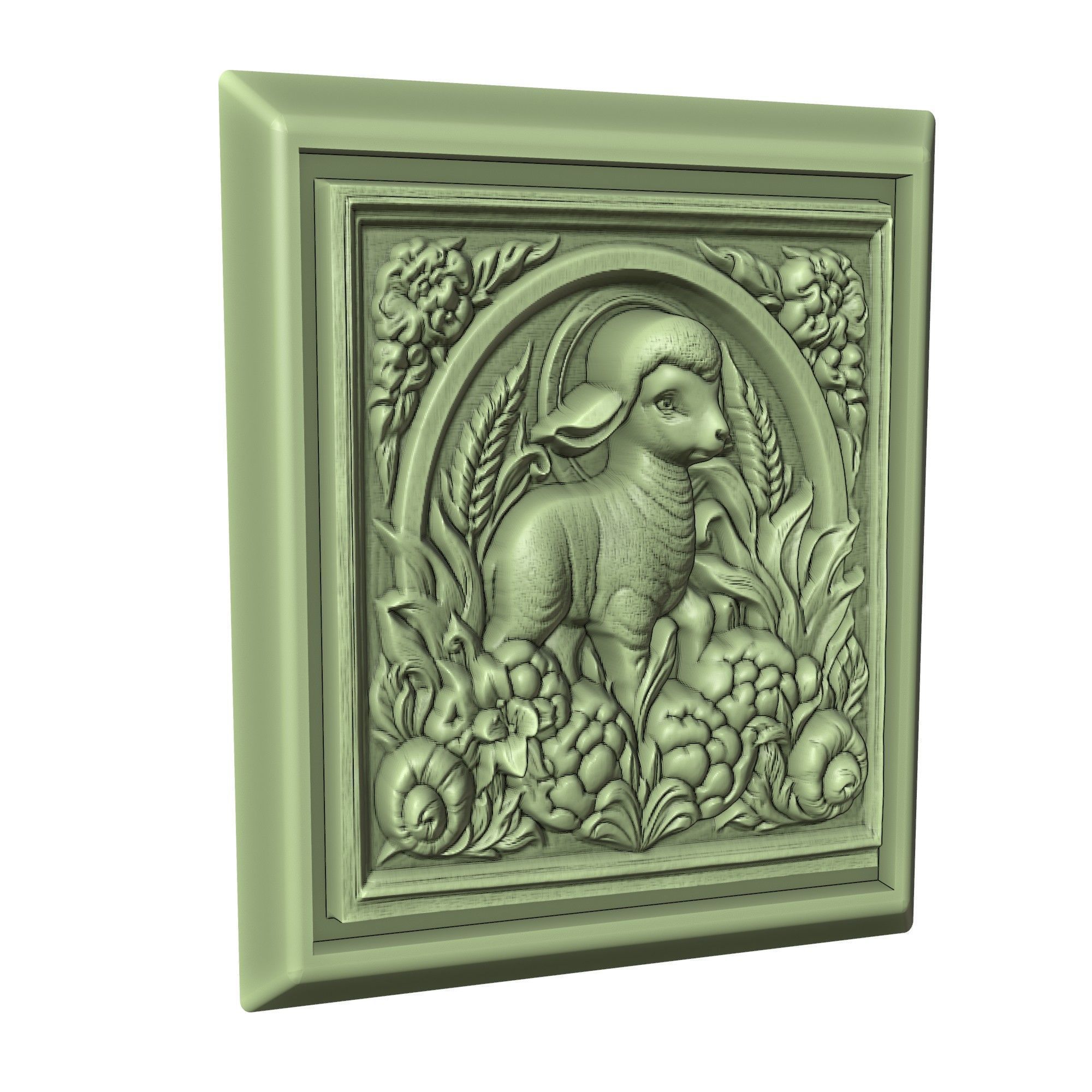 Lamb Animal 3D print model_3