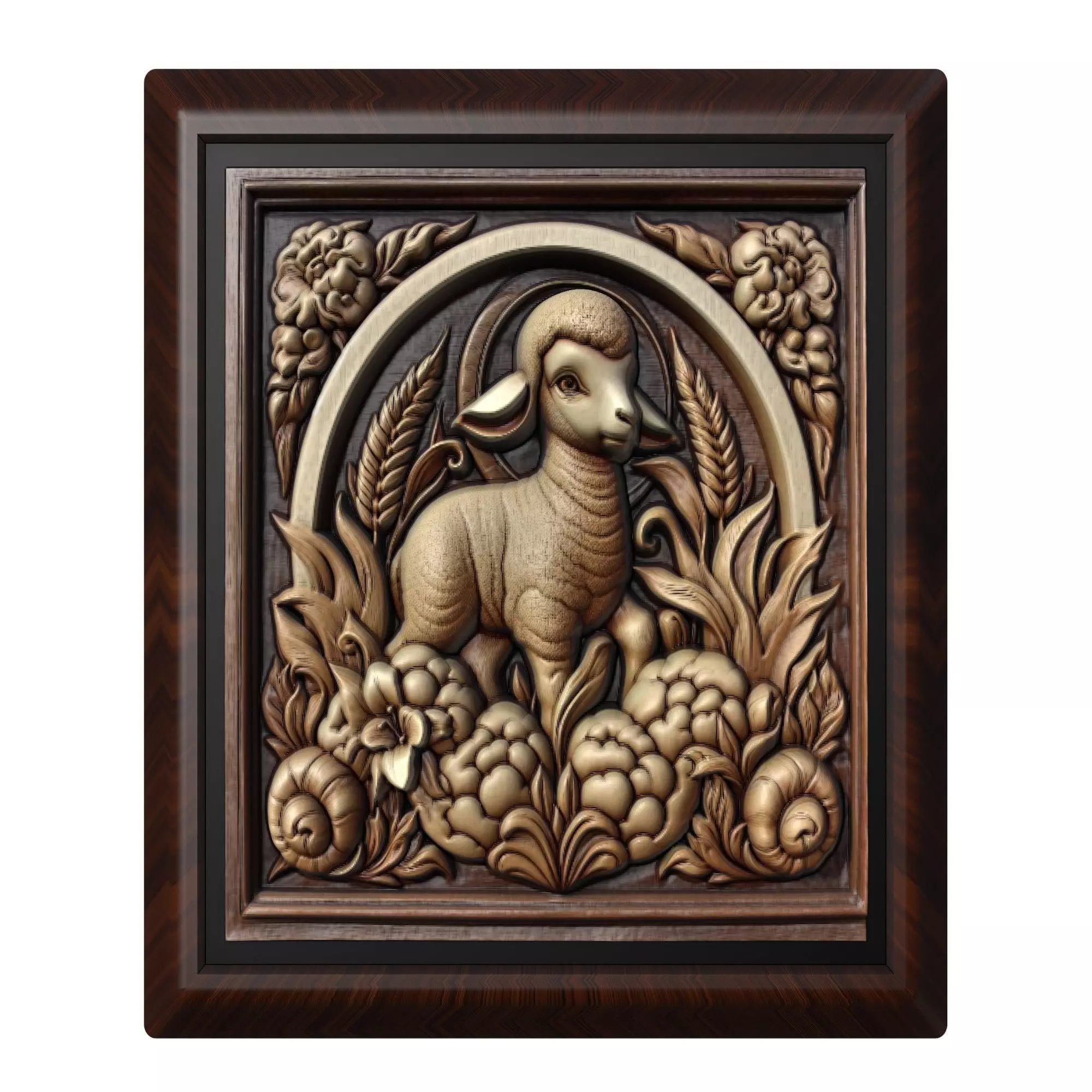 Lamb Animal 3D print model_0