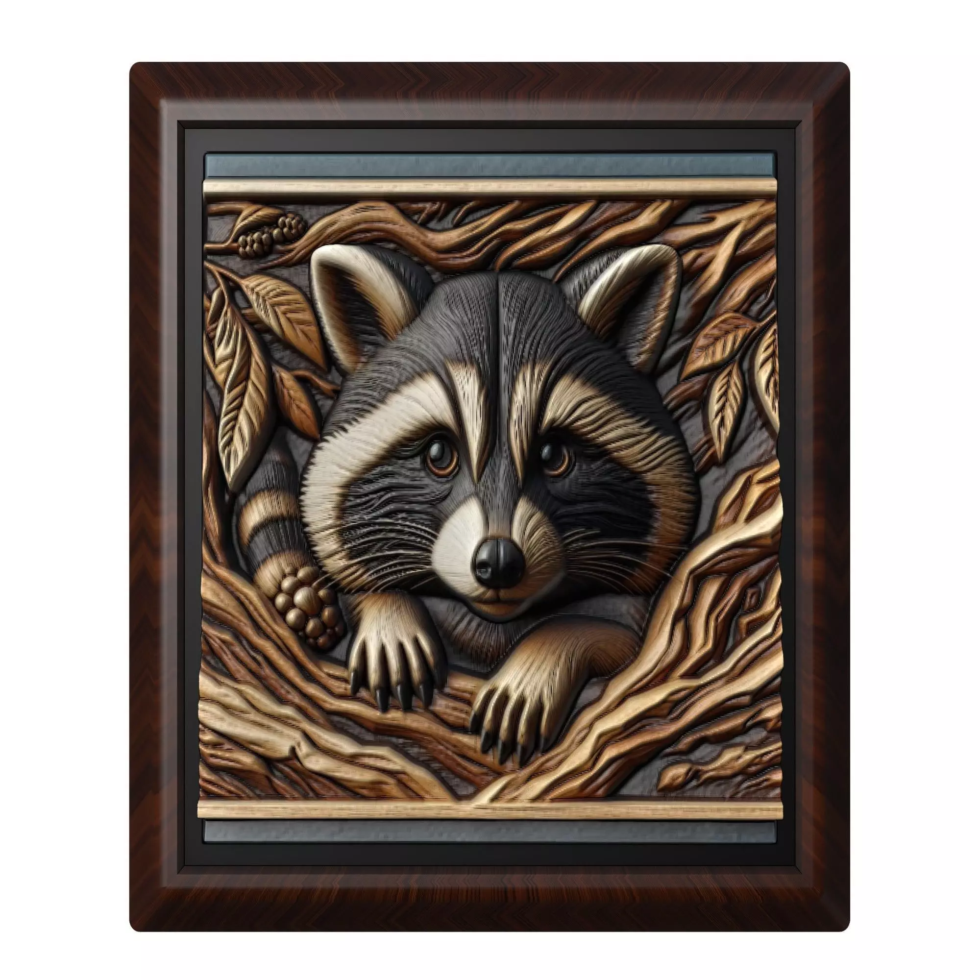 Raccoon Animal 3D print model_0
