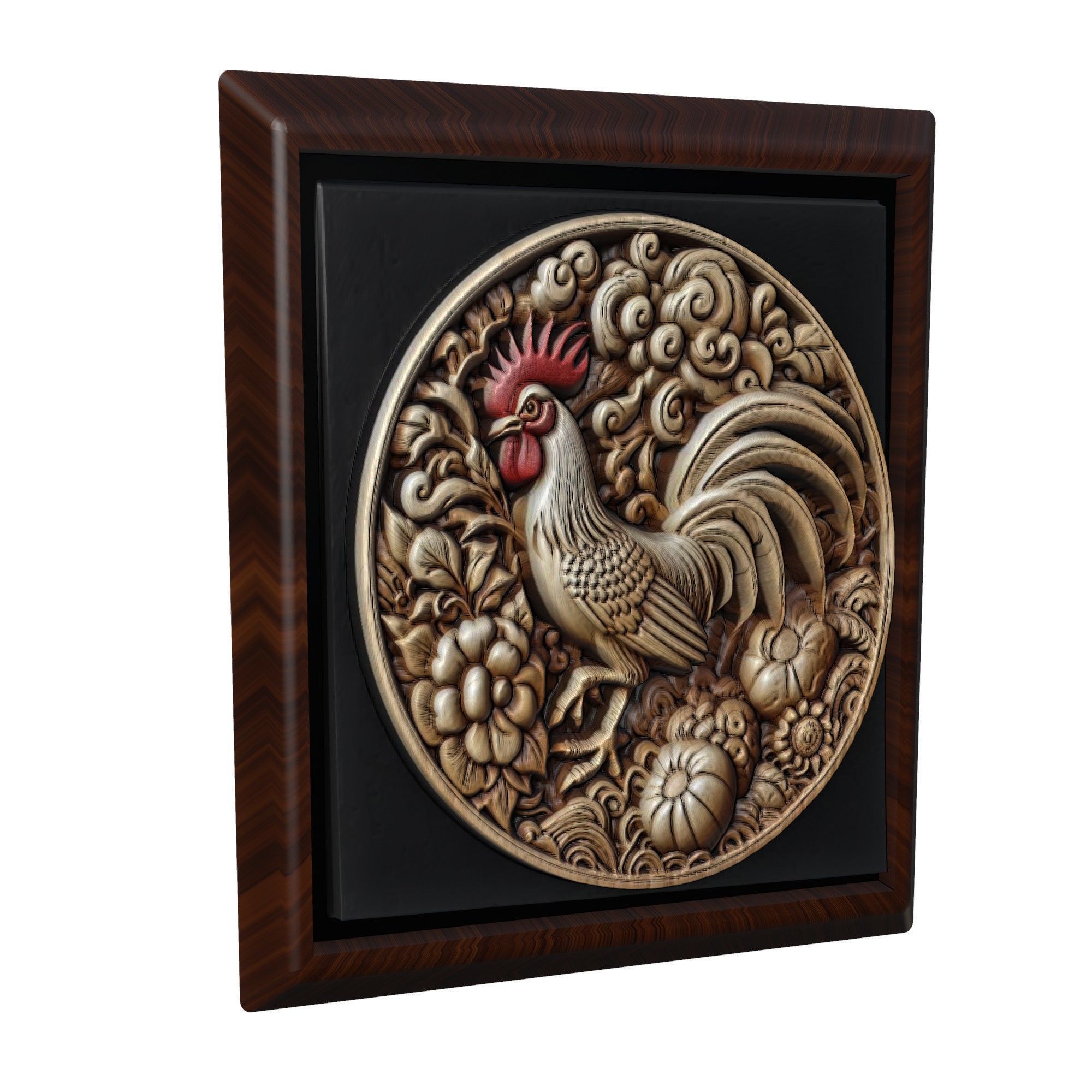 Chicken Animal 3D print model_1