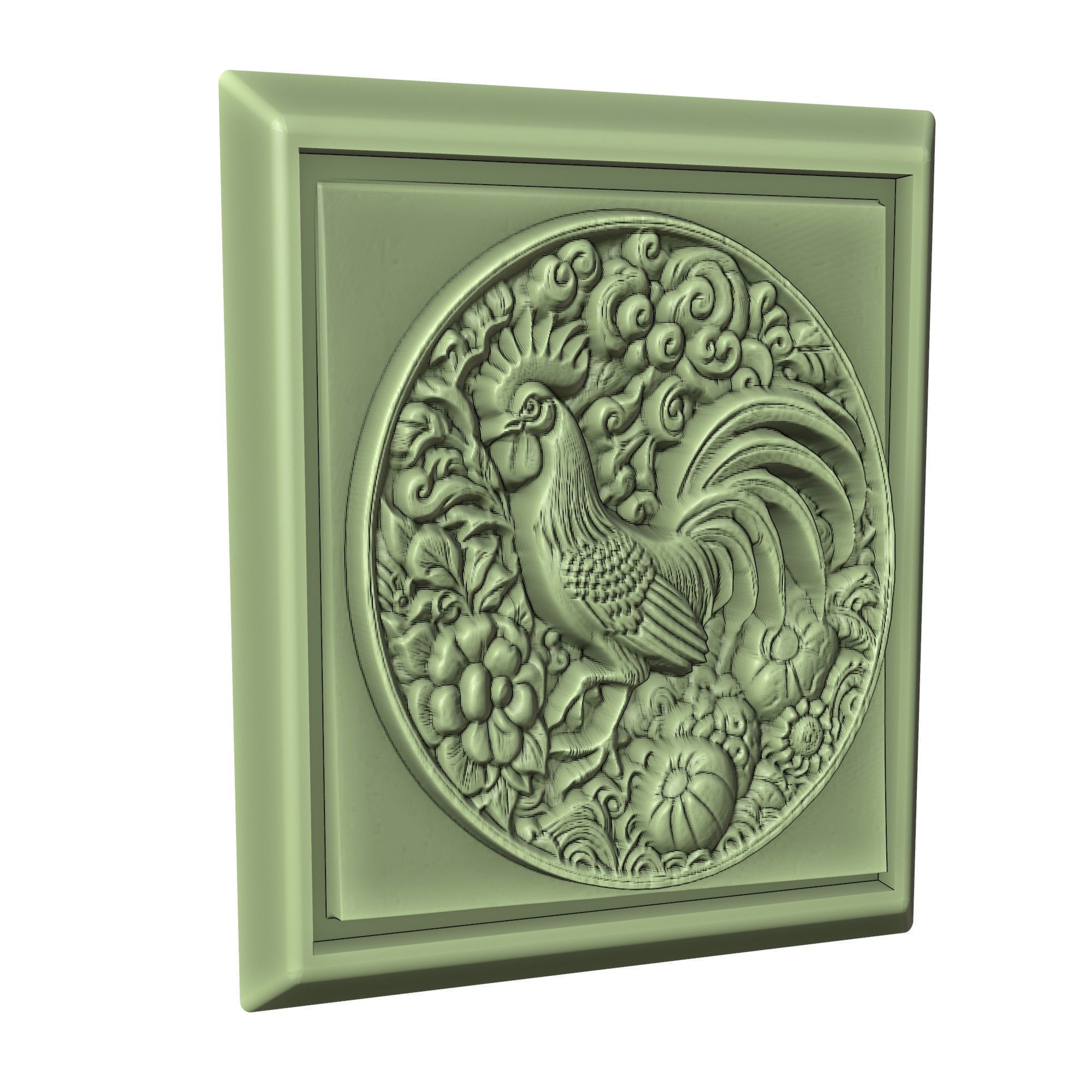 Chicken Animal 3D print model_3