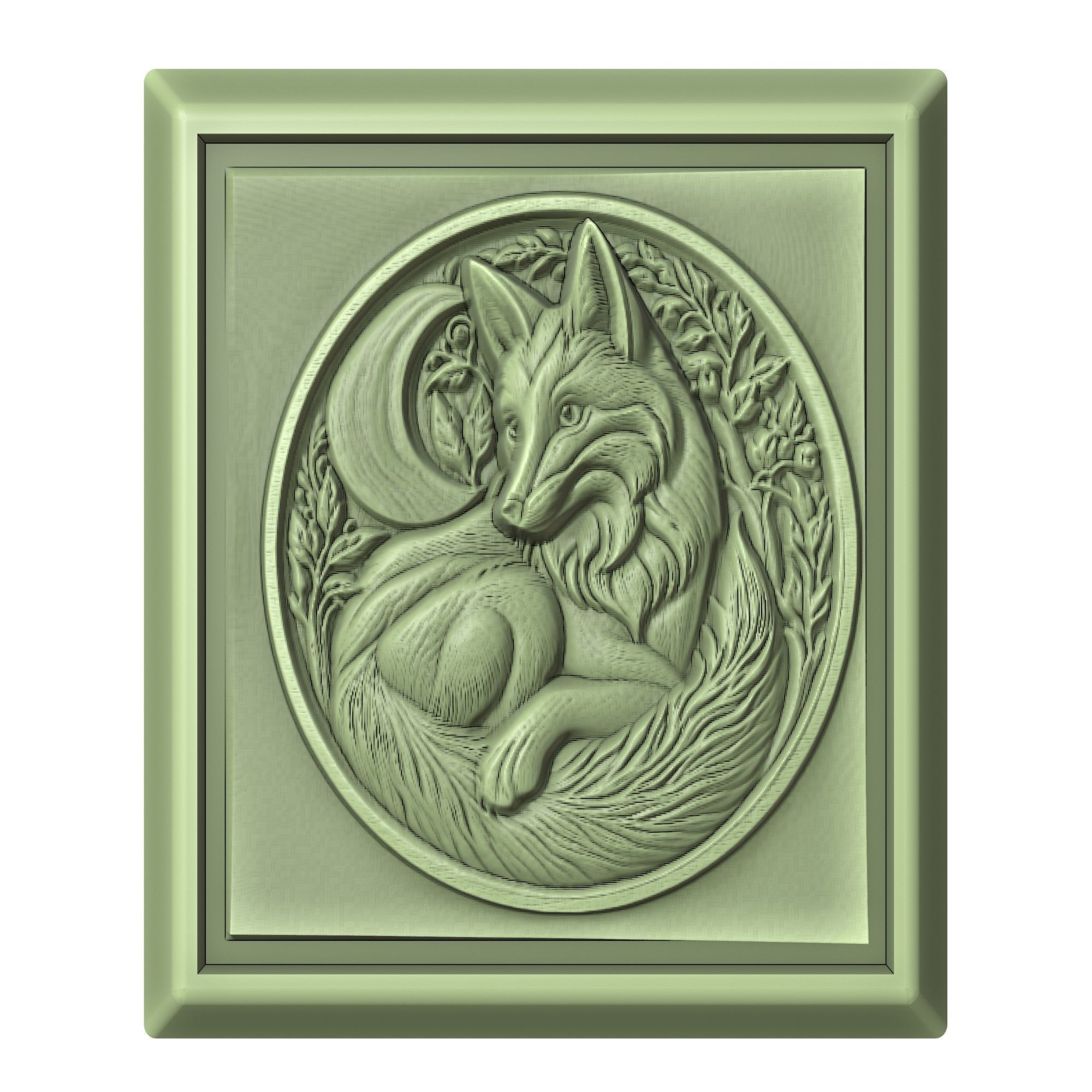 Fox Animal 3D print model_2