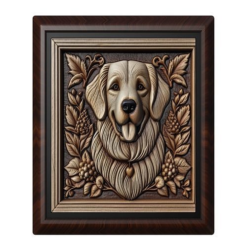 Dog Golden Retriever Animal 3D print model