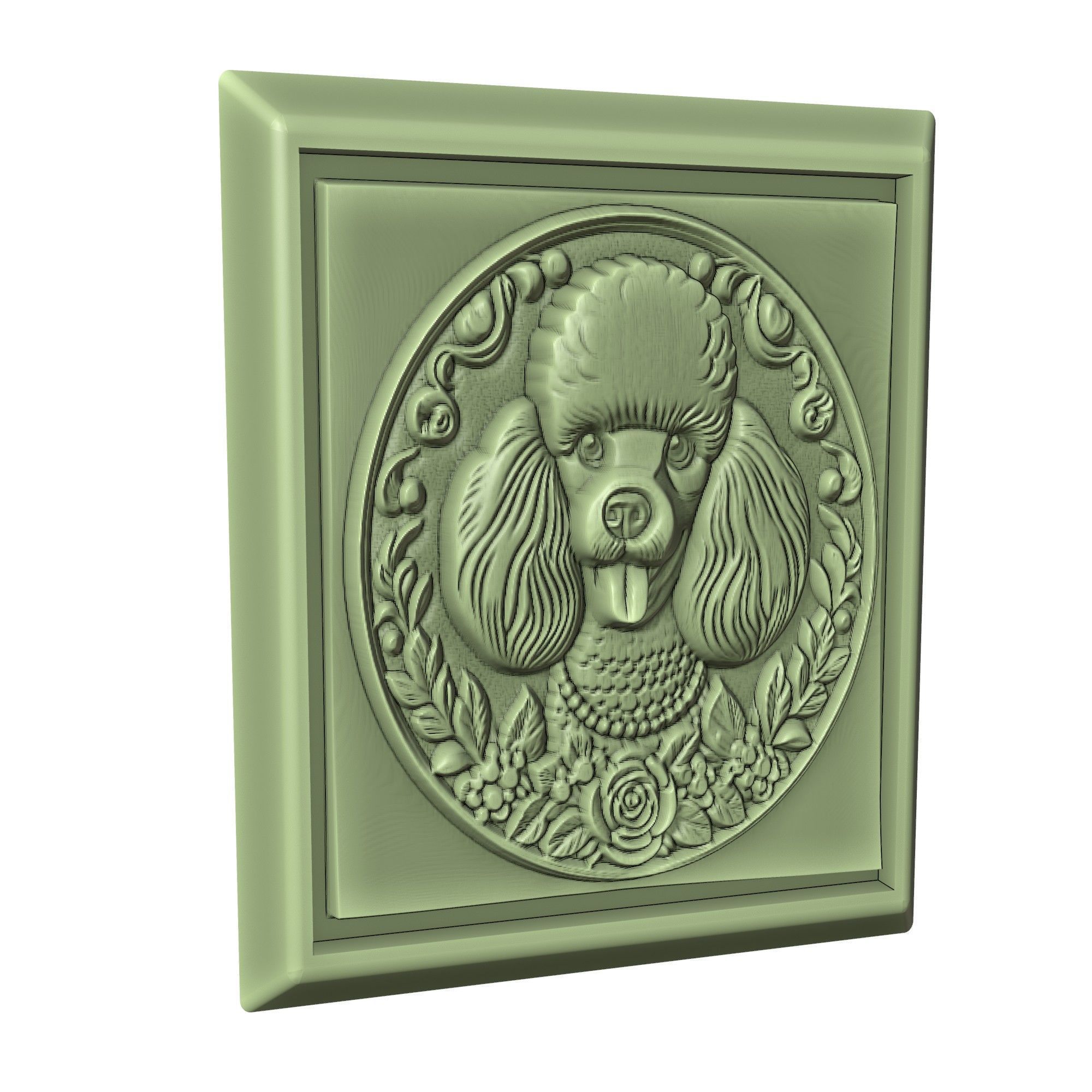 Dog Poodle Animal 3D print model_3