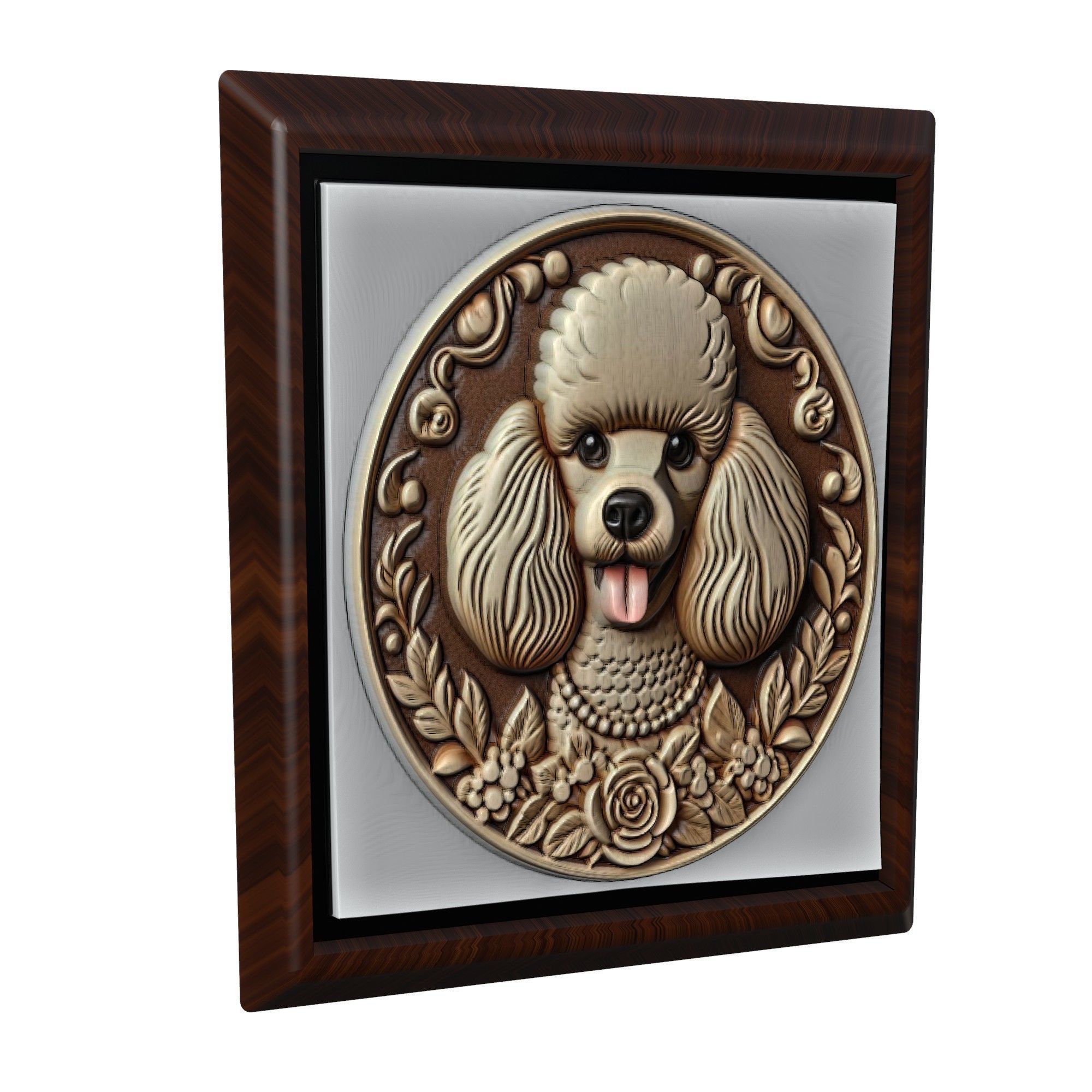 Dog Poodle Animal 3D print model_1