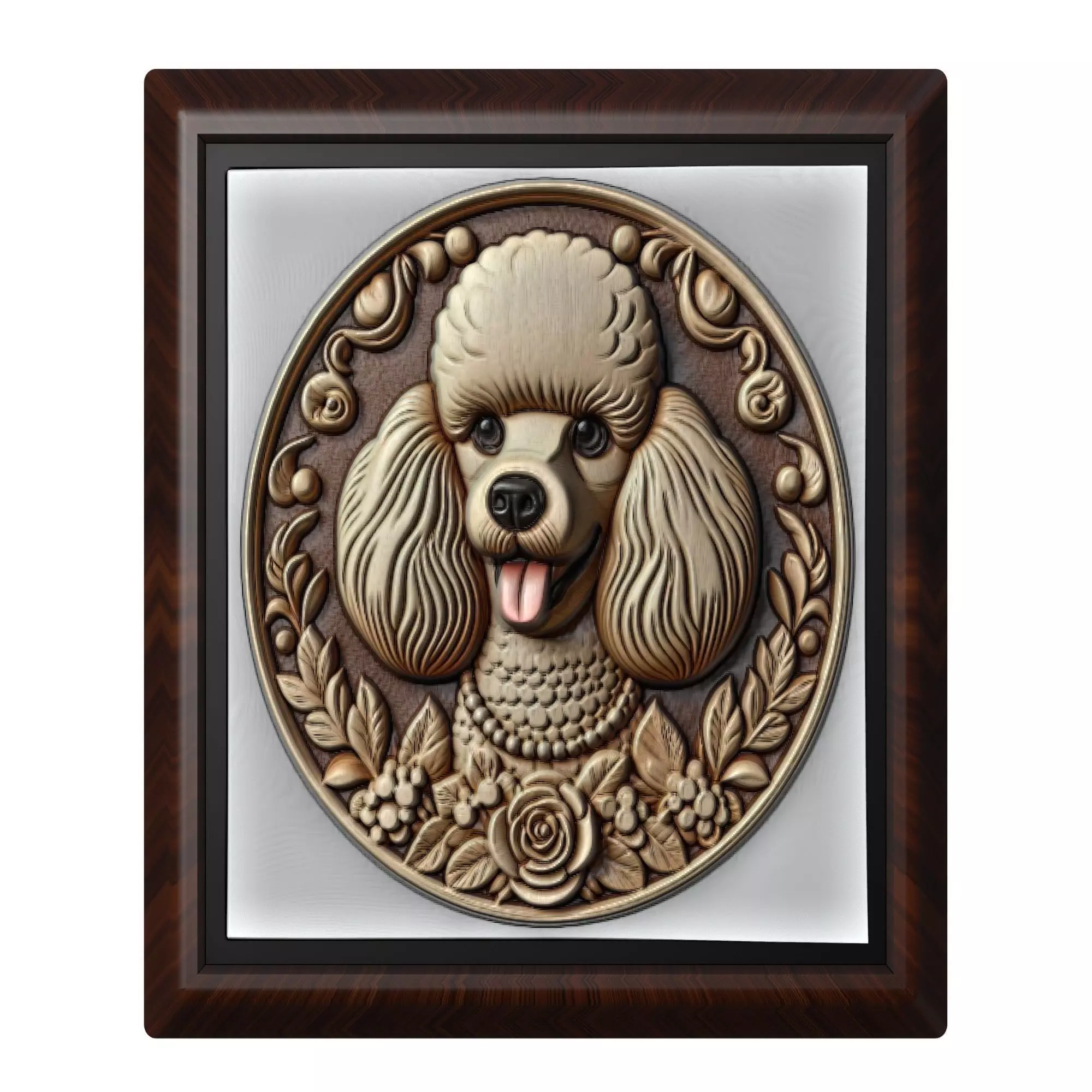 Dog Poodle Animal 3D print model_0