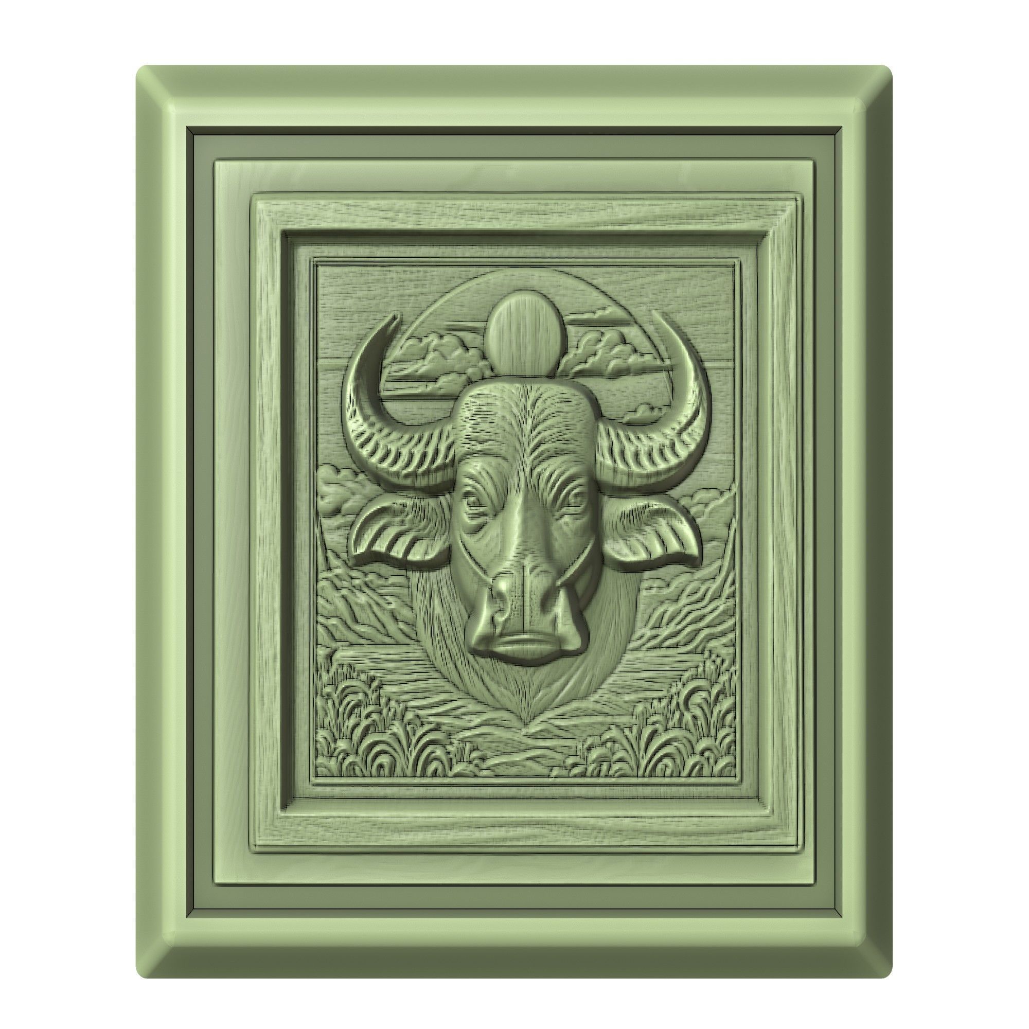 Buffalo Animal 3D print model_2