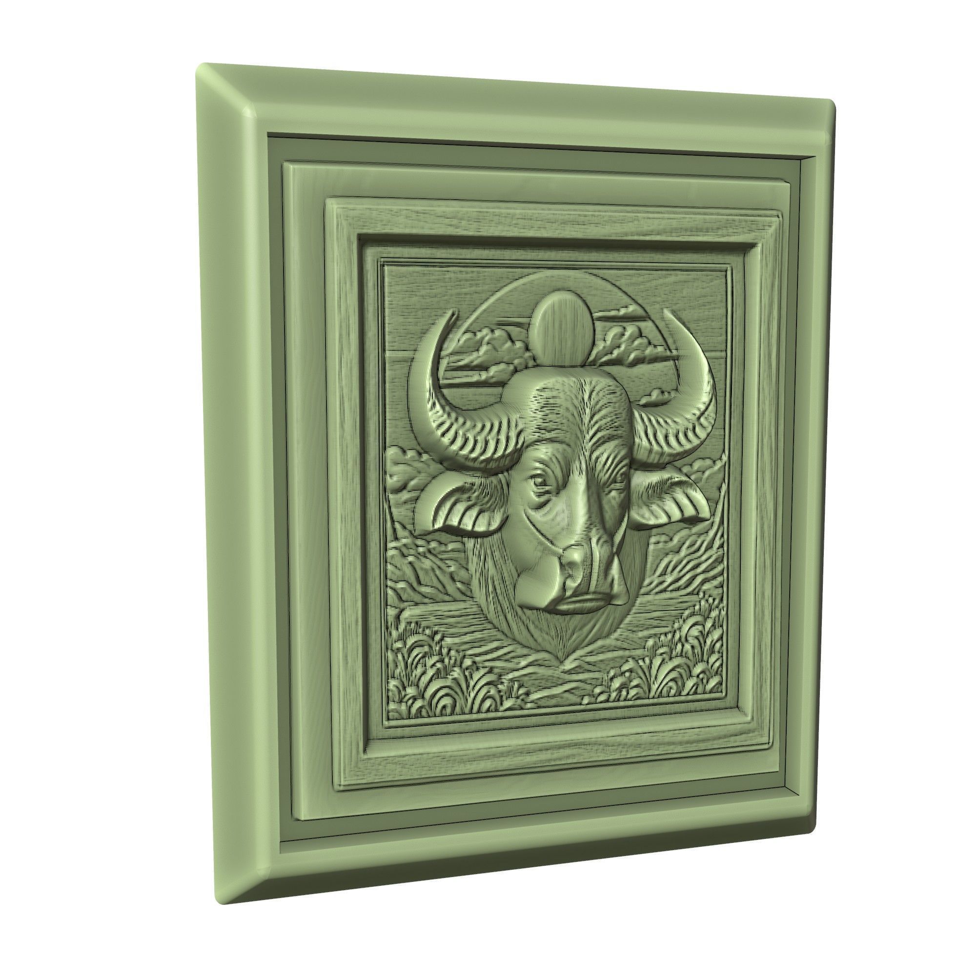 Buffalo Animal 3D print model_3