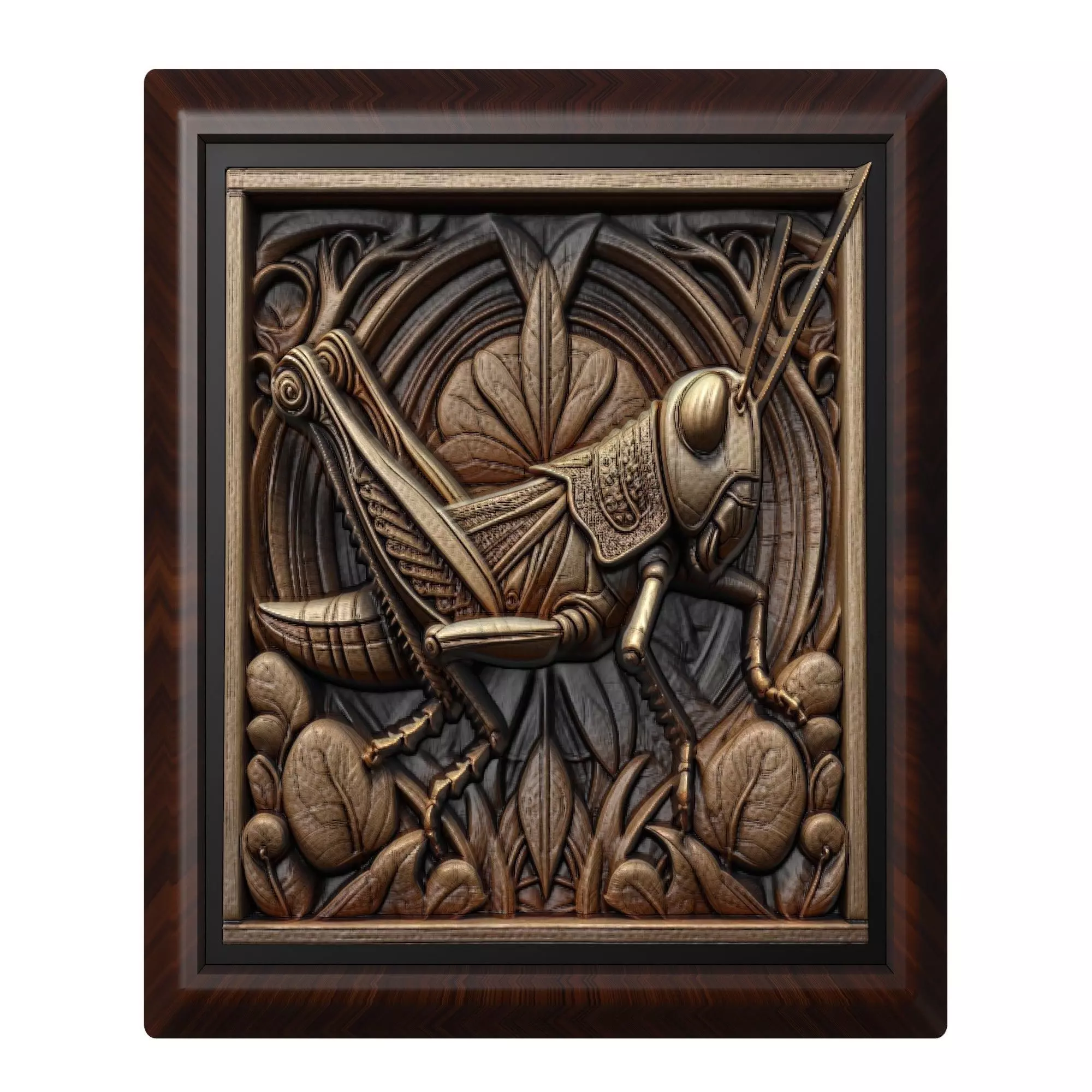Grasshopper Animal 3D print model