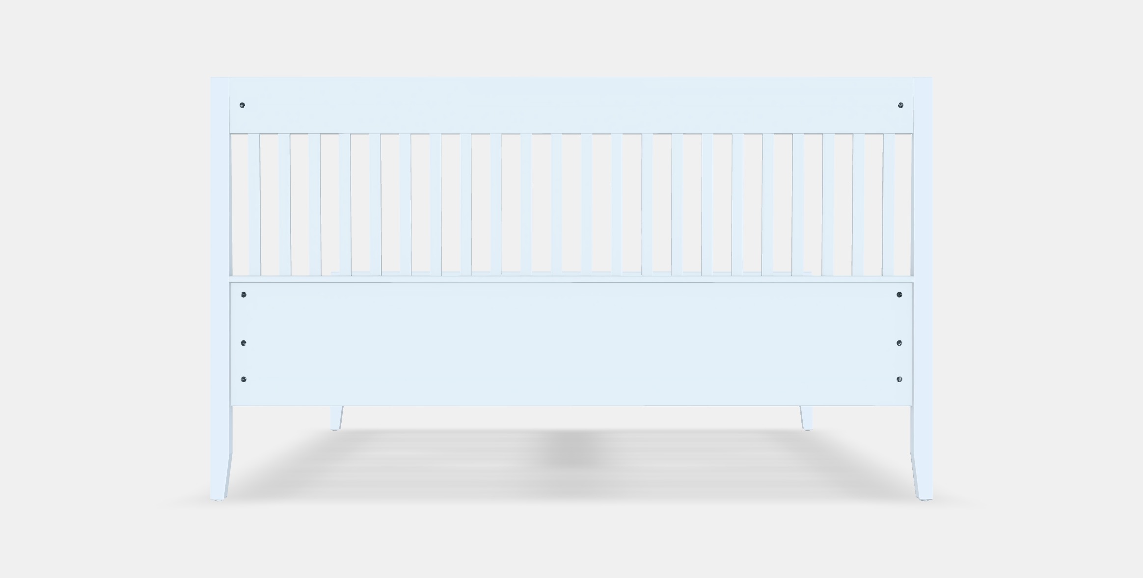 IDANAS Bed frame 24 Low-poly 3D model_15