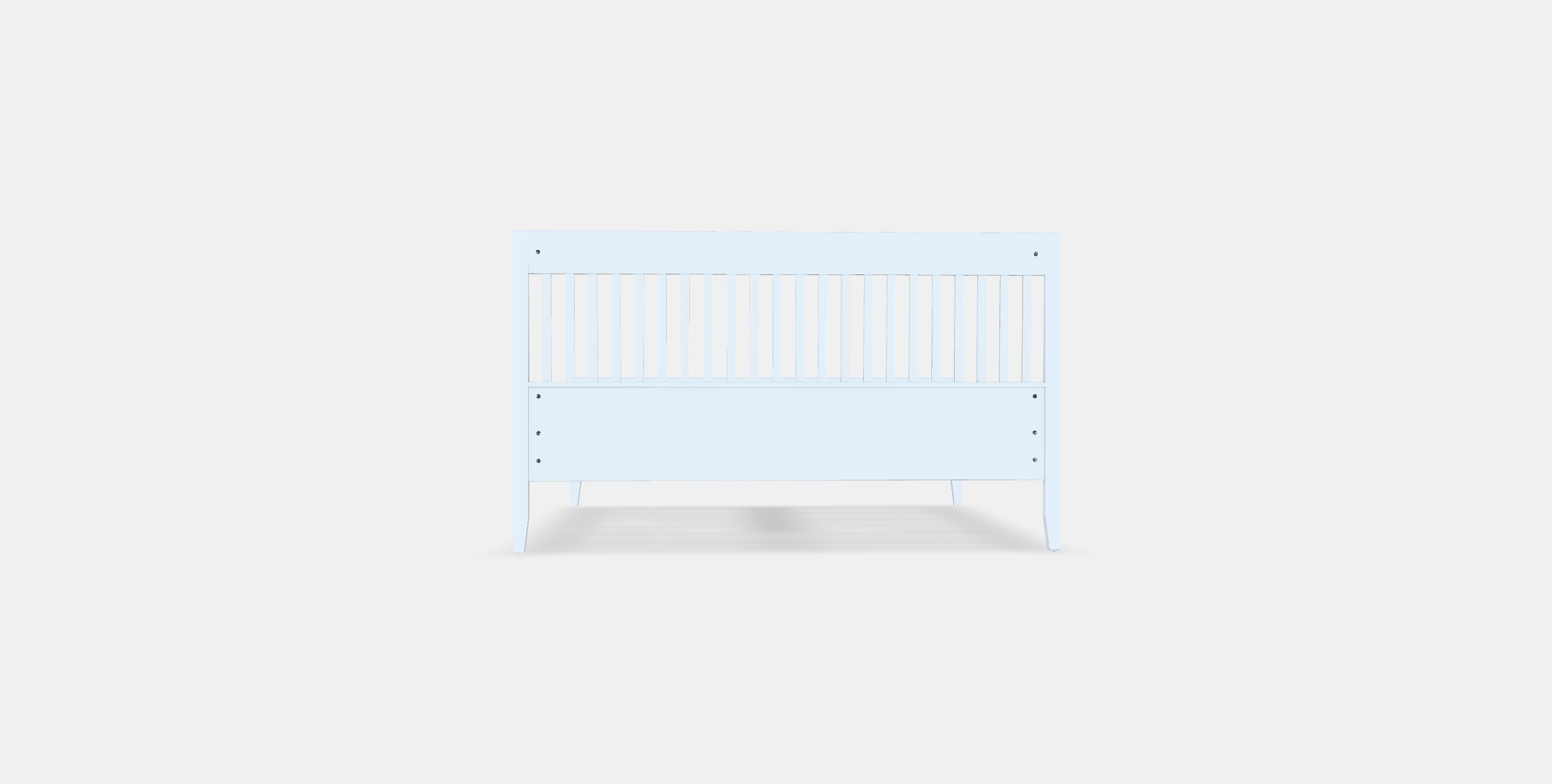 IDANAS Bed frame 24 Low-poly 3D model_14