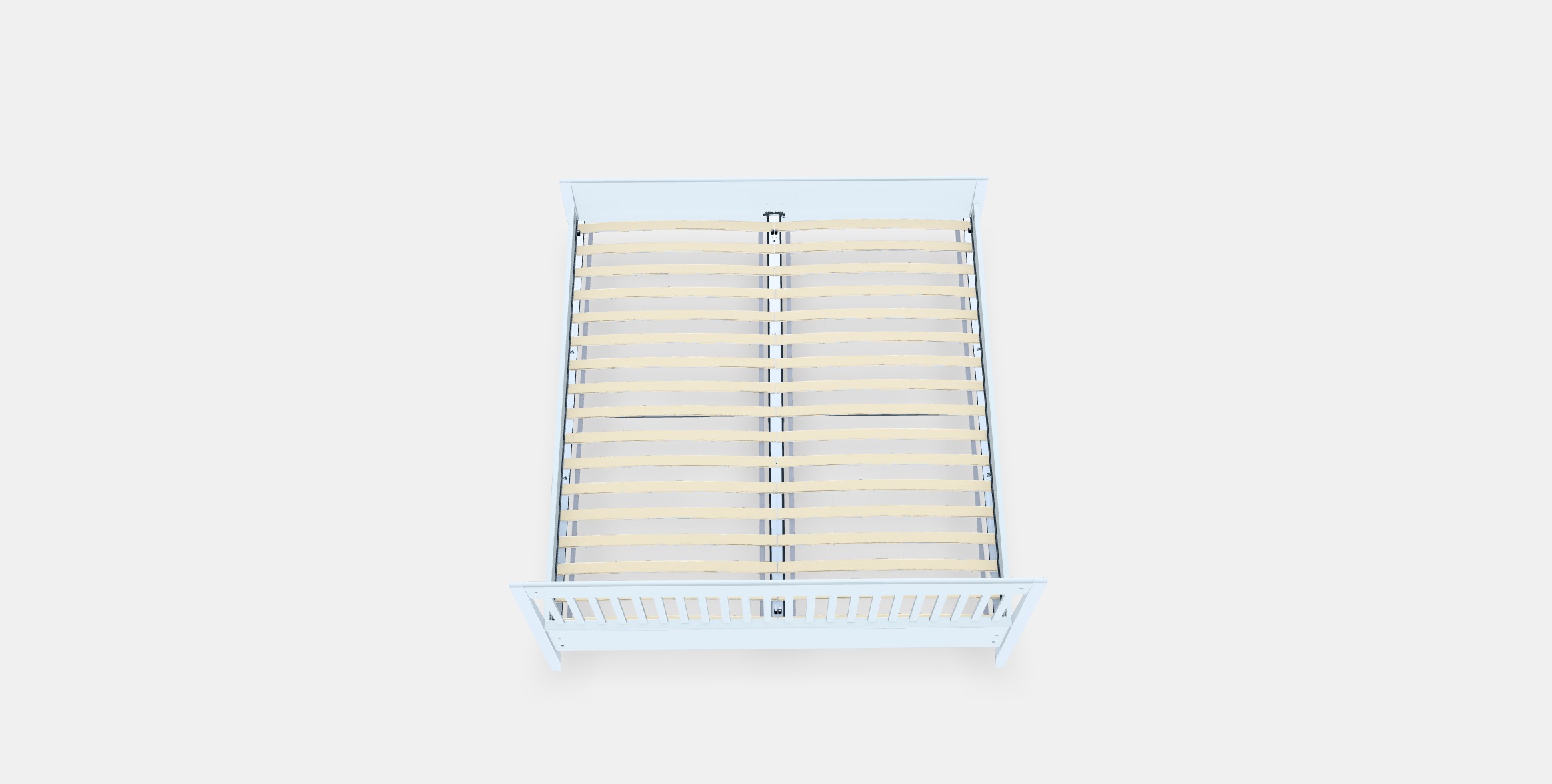 IDANAS Bed frame 24 Low-poly 3D model_3