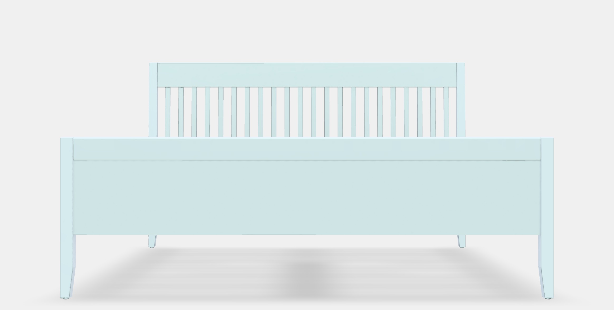 IDANAS Bed frame 24 Low-poly 3D model_11