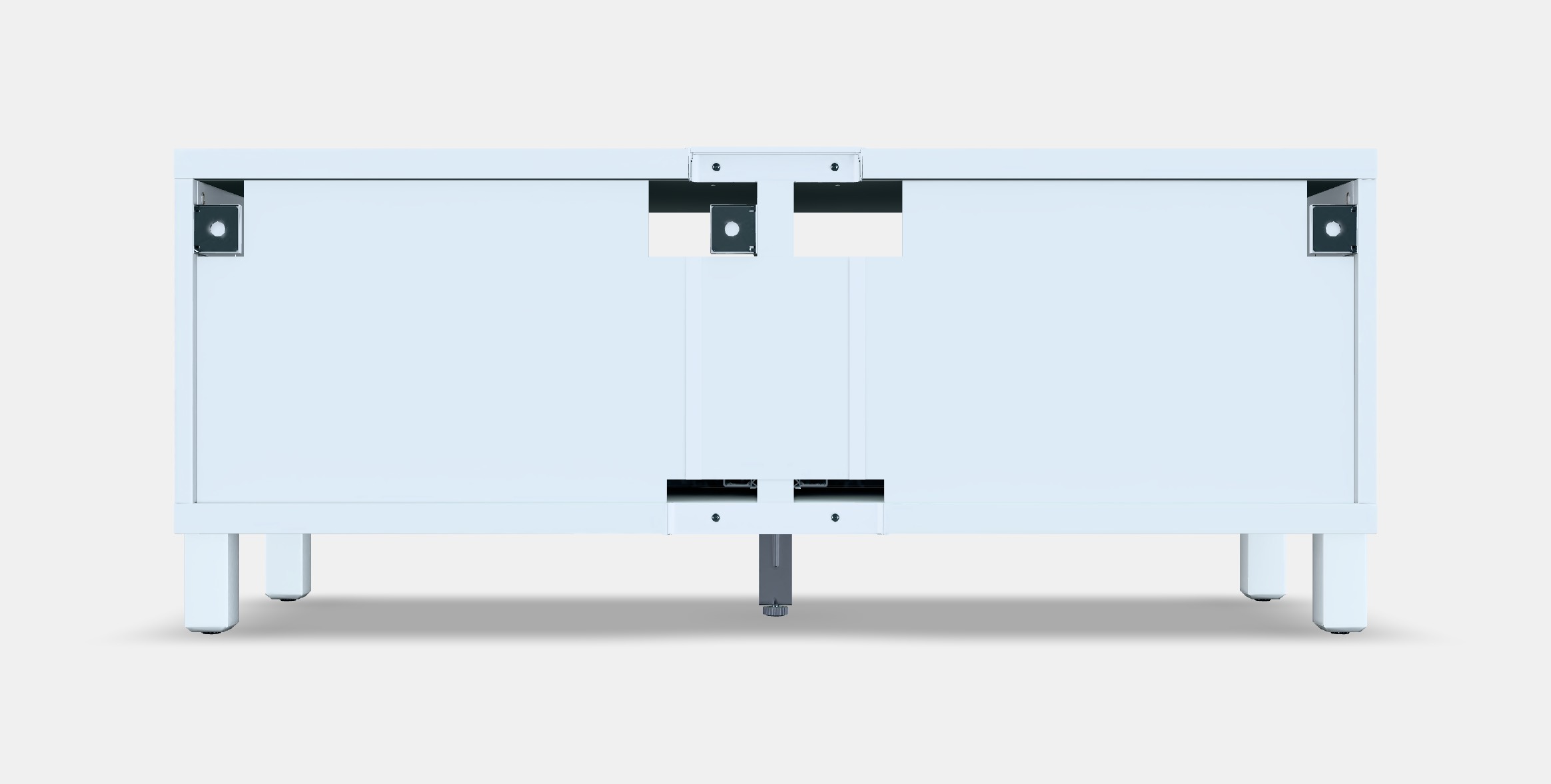 BESTA TV bench with drawers 13 Low-poly 3D model_15