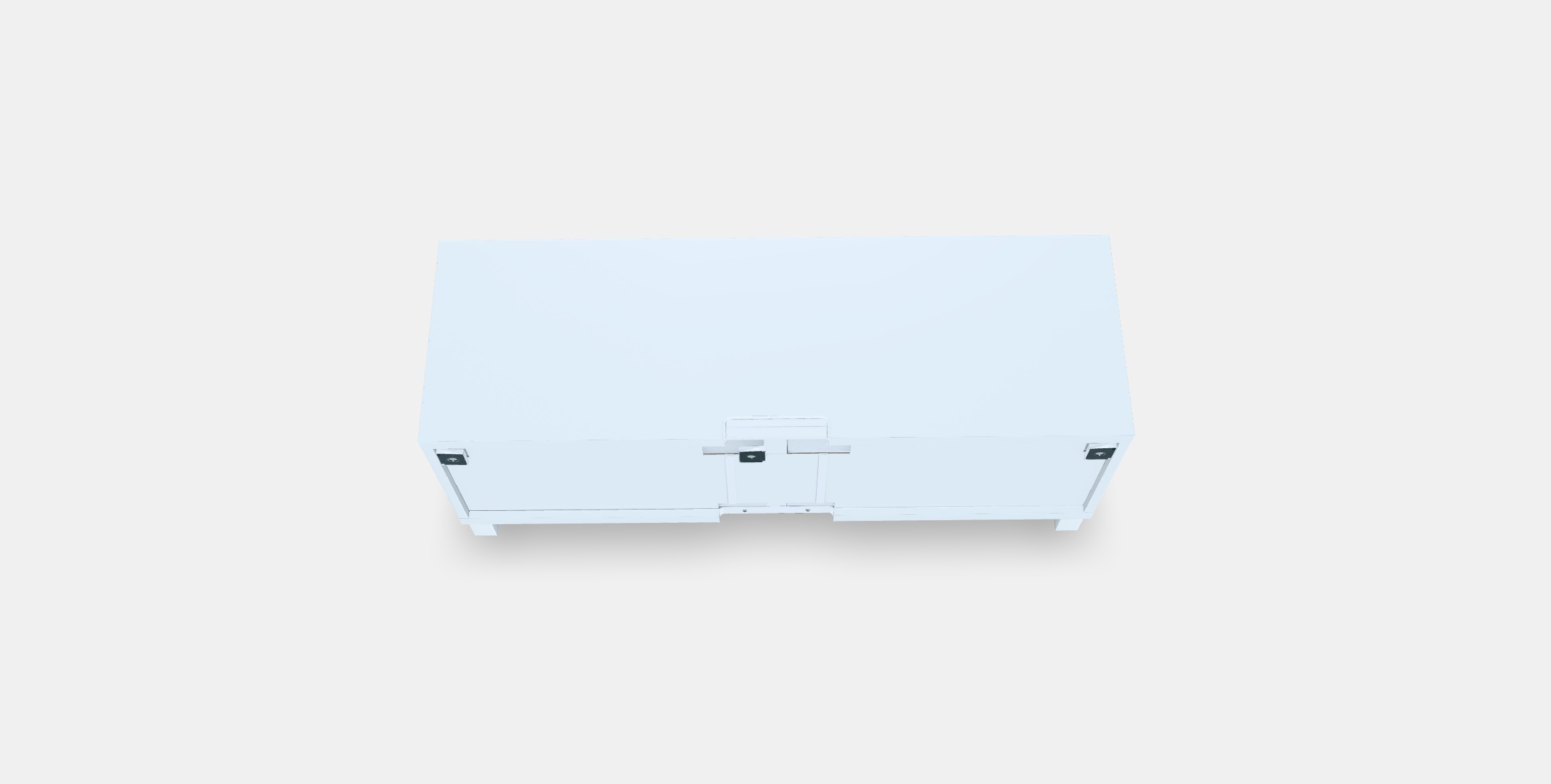 BESTA TV bench with drawers 13 Low-poly 3D model_2