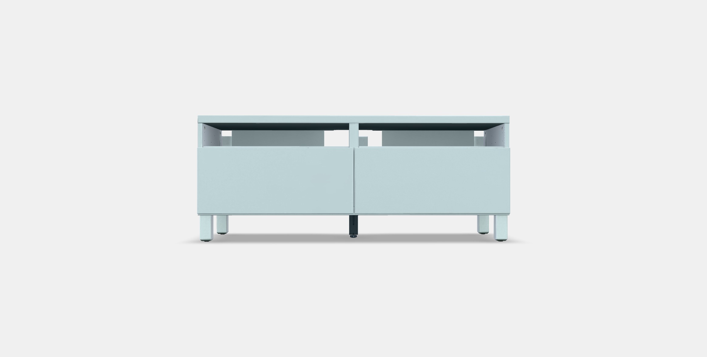 BESTA TV bench with drawers 13 Low-poly 3D model_10