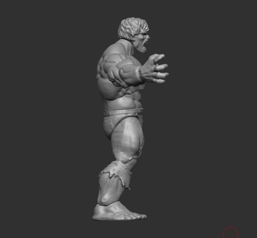 MS Hulk - 3d scanned toy for educational purpose 3D print model_2