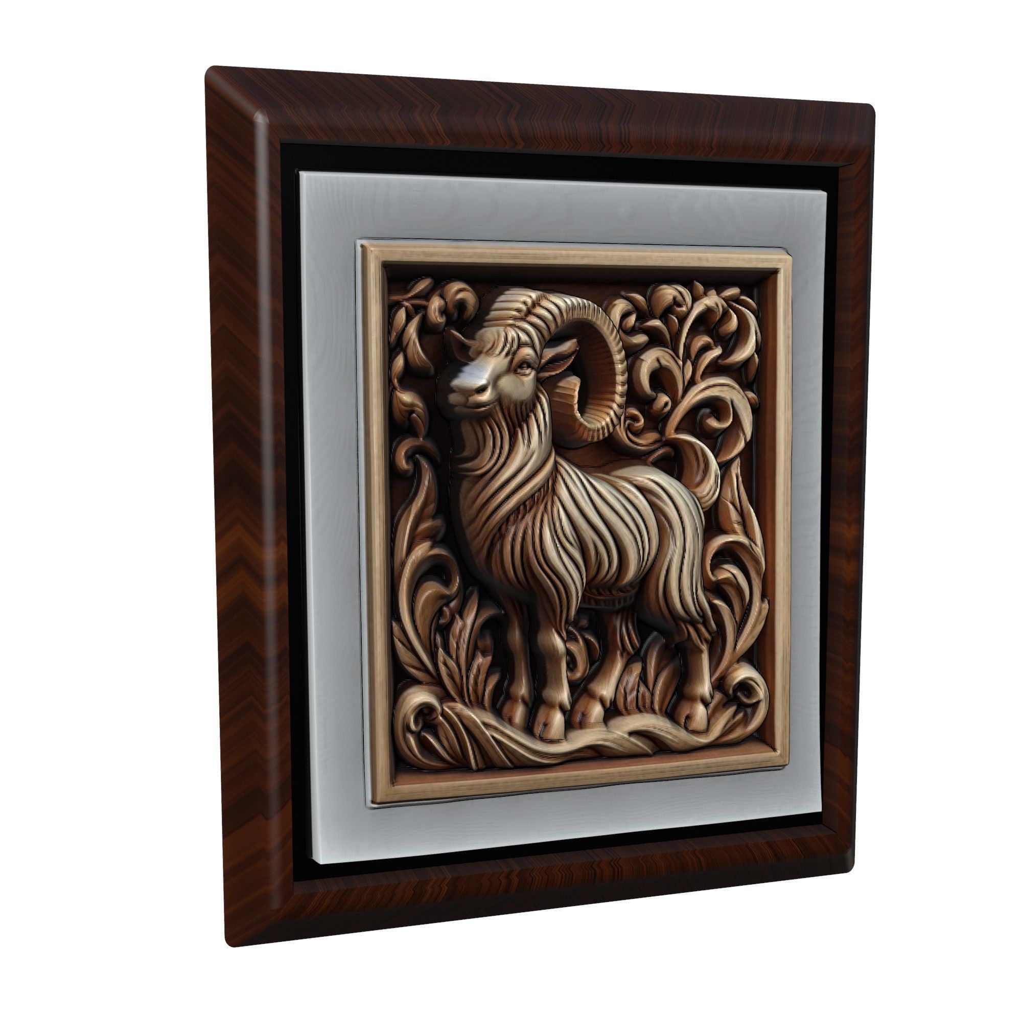 Goat Animal 3D print model_1