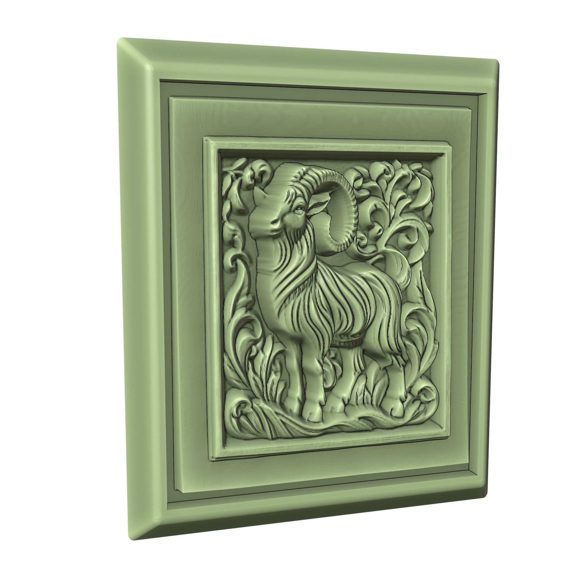 Goat Animal 3D print model_3