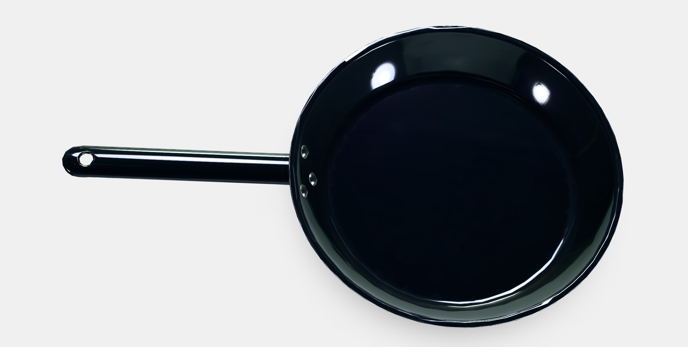IKEA 365 Frying pan Low-poly 3D model_4