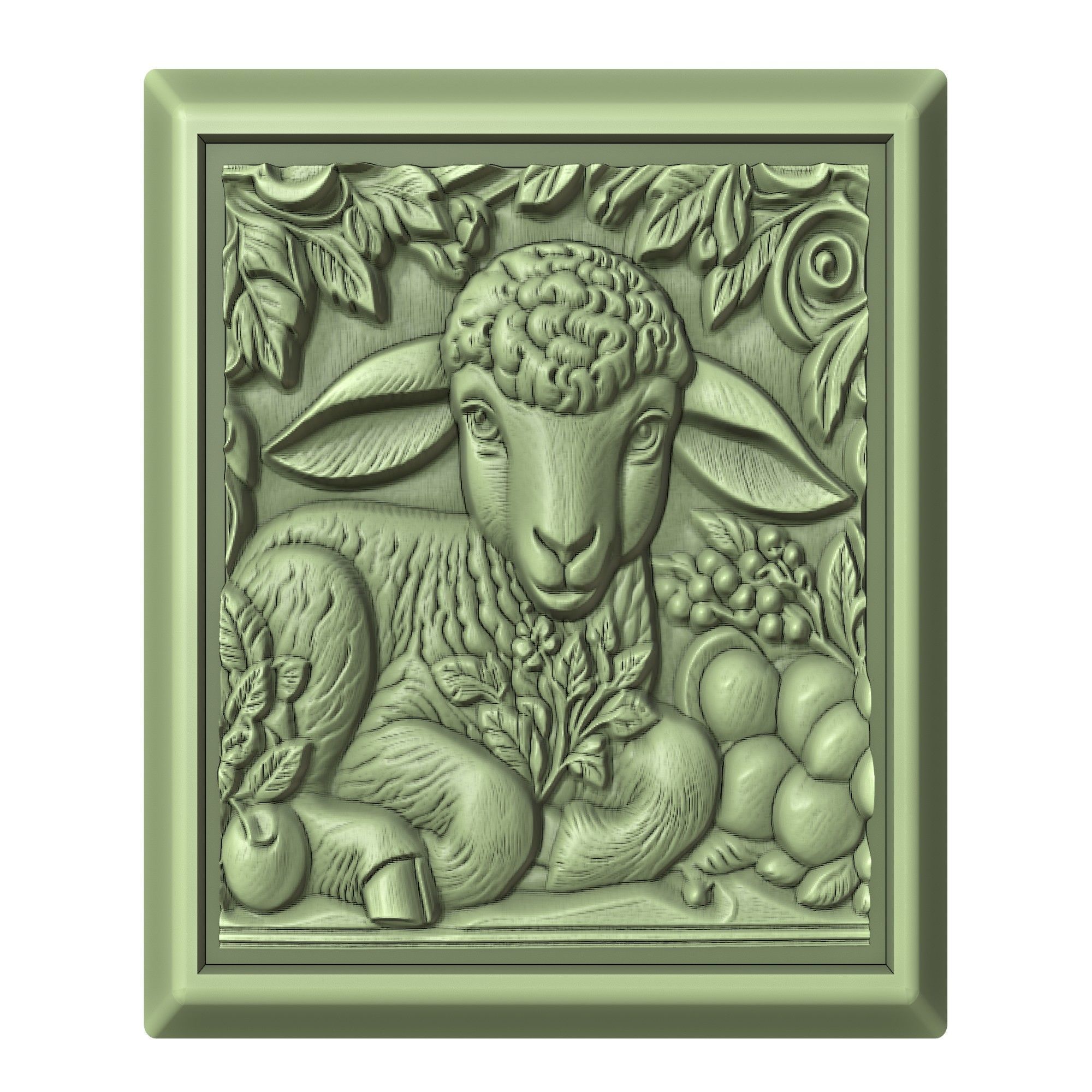 Lamb Animal 3D print model_2