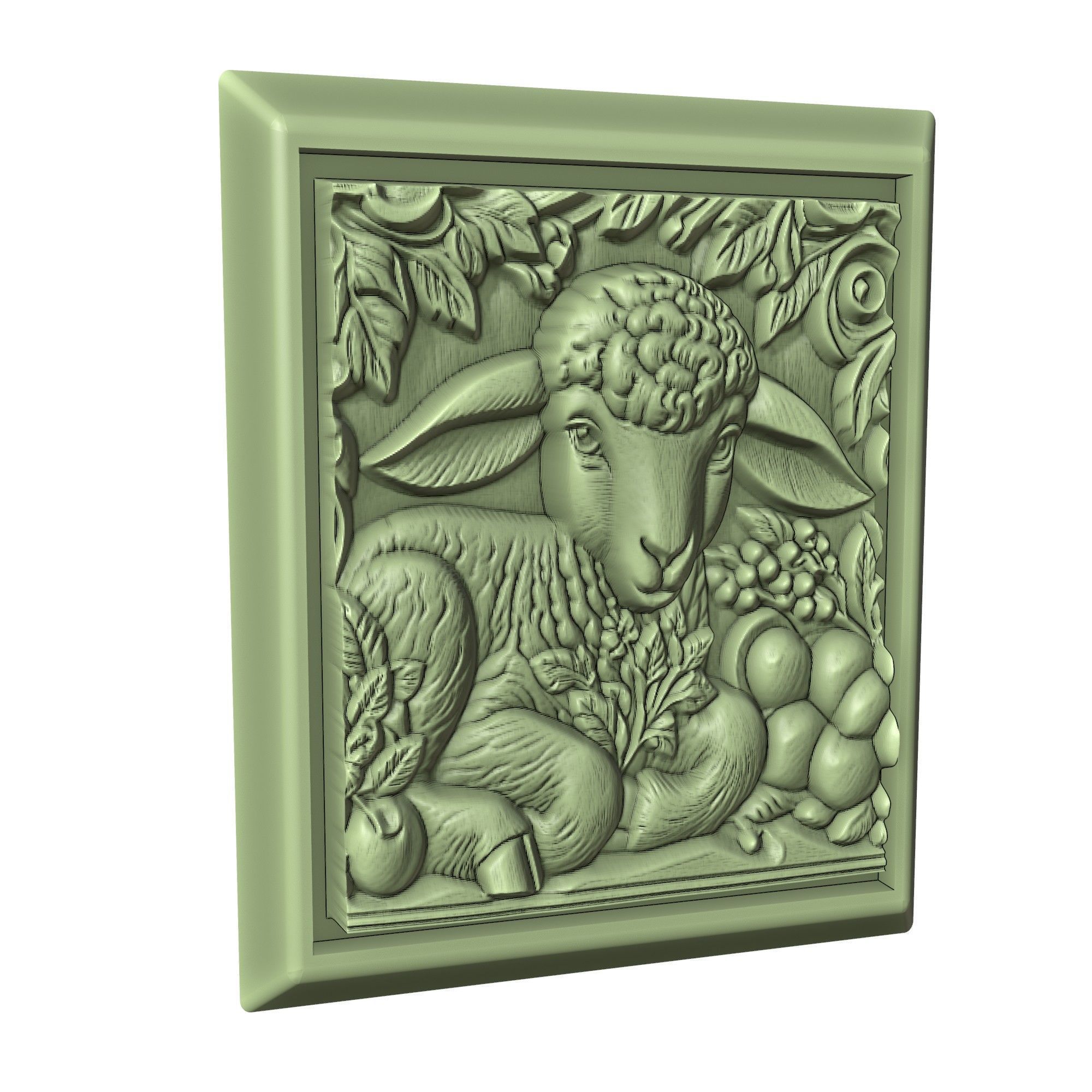 Lamb Animal 3D print model_3