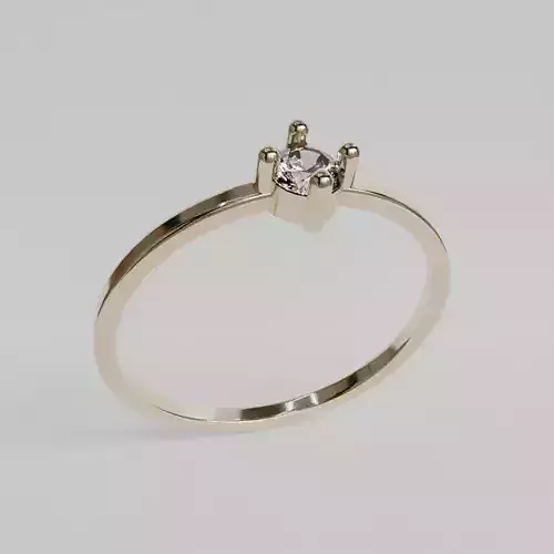 single solitaire ring