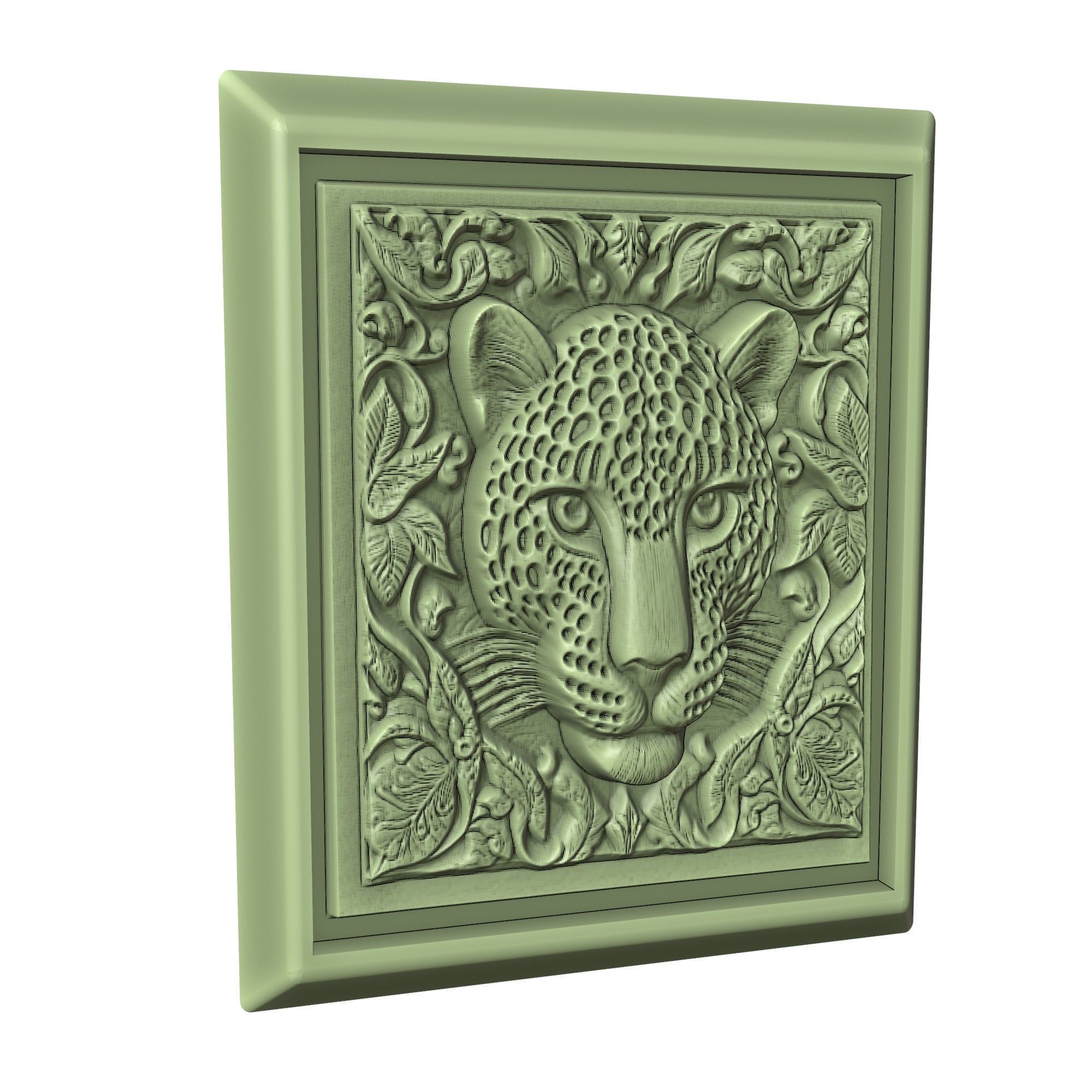 Leopard Animal 3D print model_3
