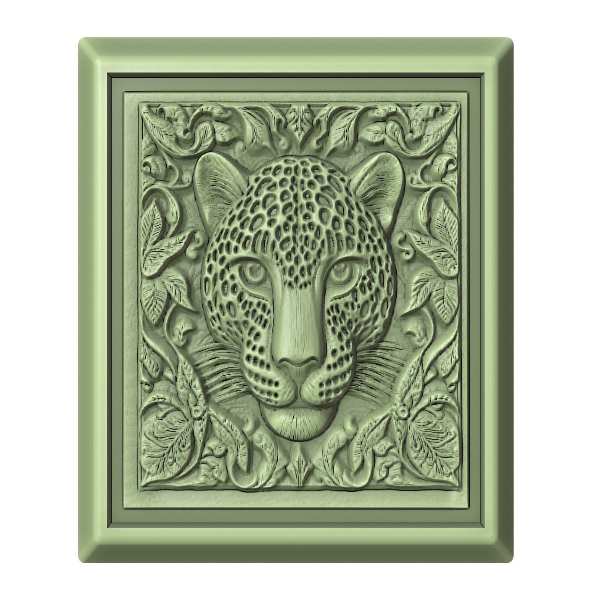 Leopard Animal 3D print model_2