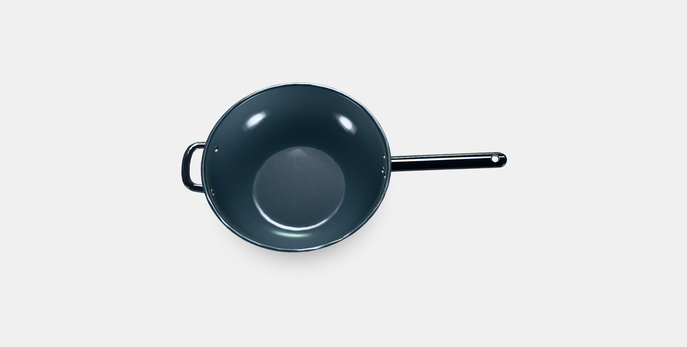 IKEA 365 Wok Low-poly 3D model_3