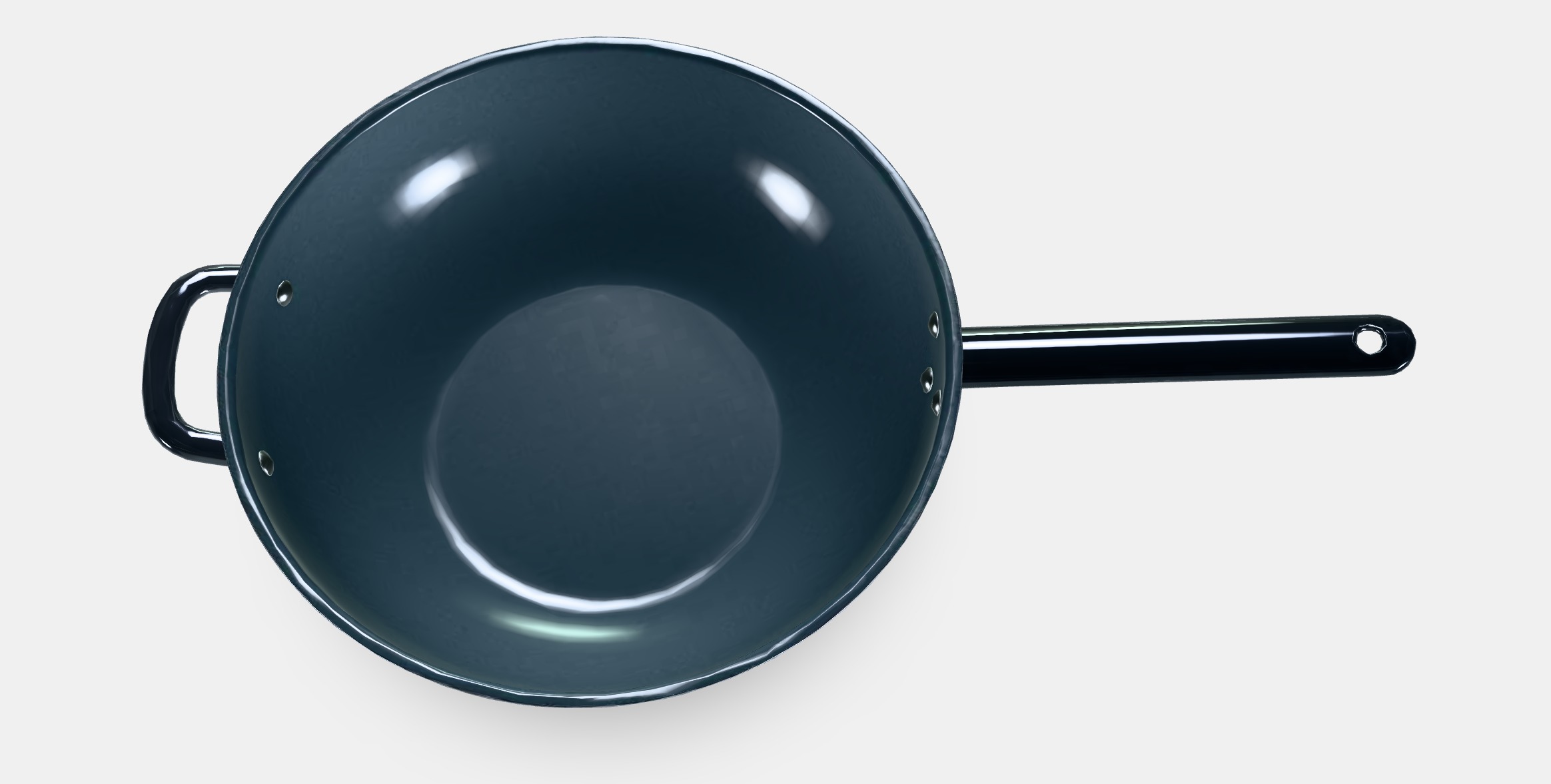 IKEA 365 Wok Low-poly 3D model_4