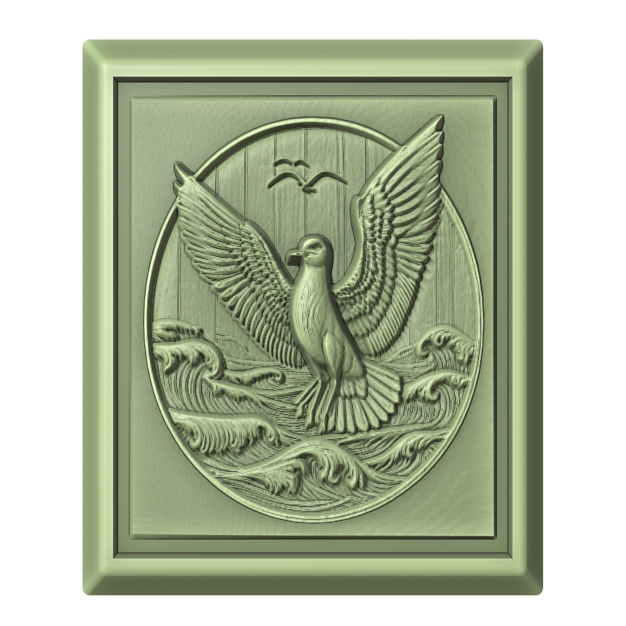 Seagull Animal 3D print model_2