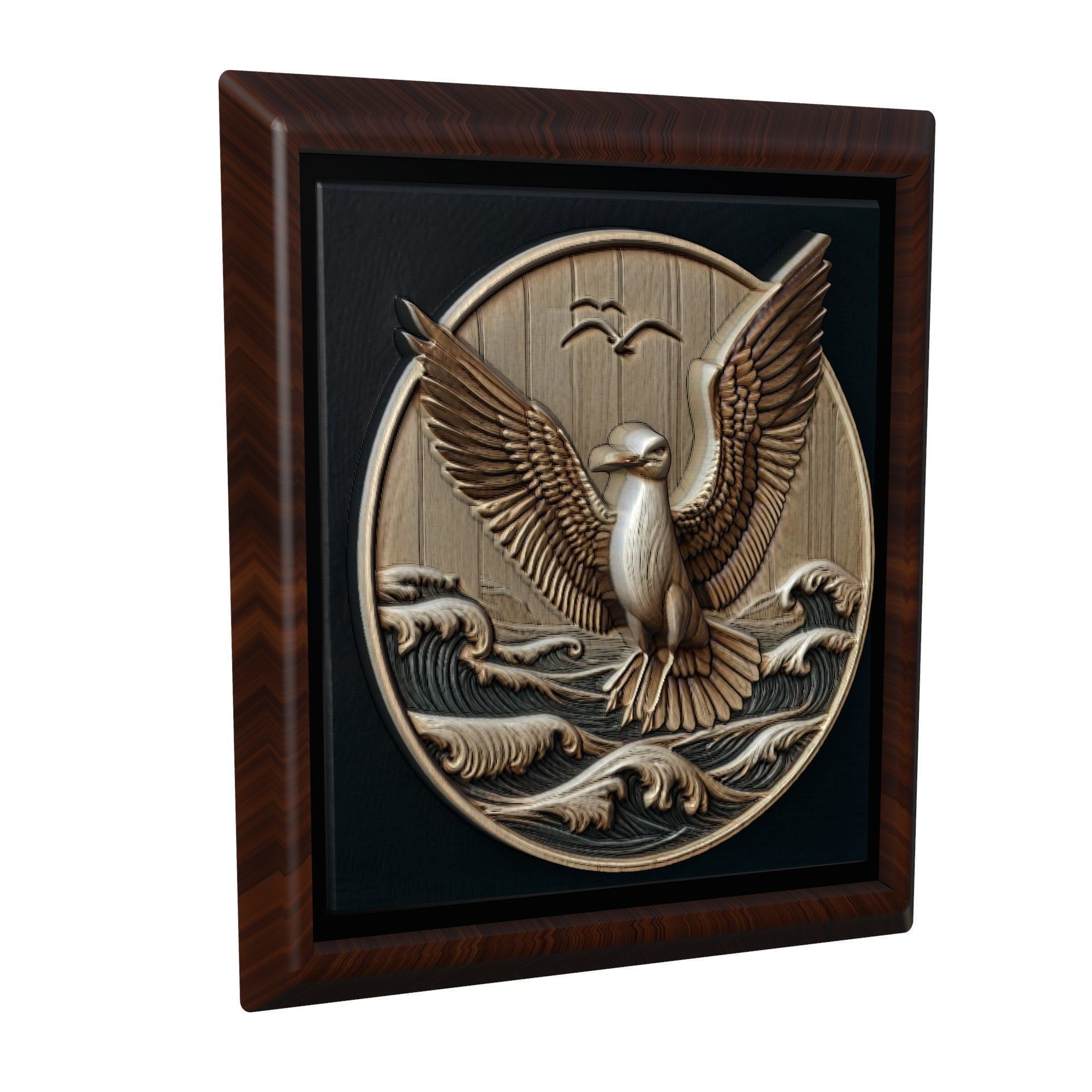 Seagull Animal 3D print model_1