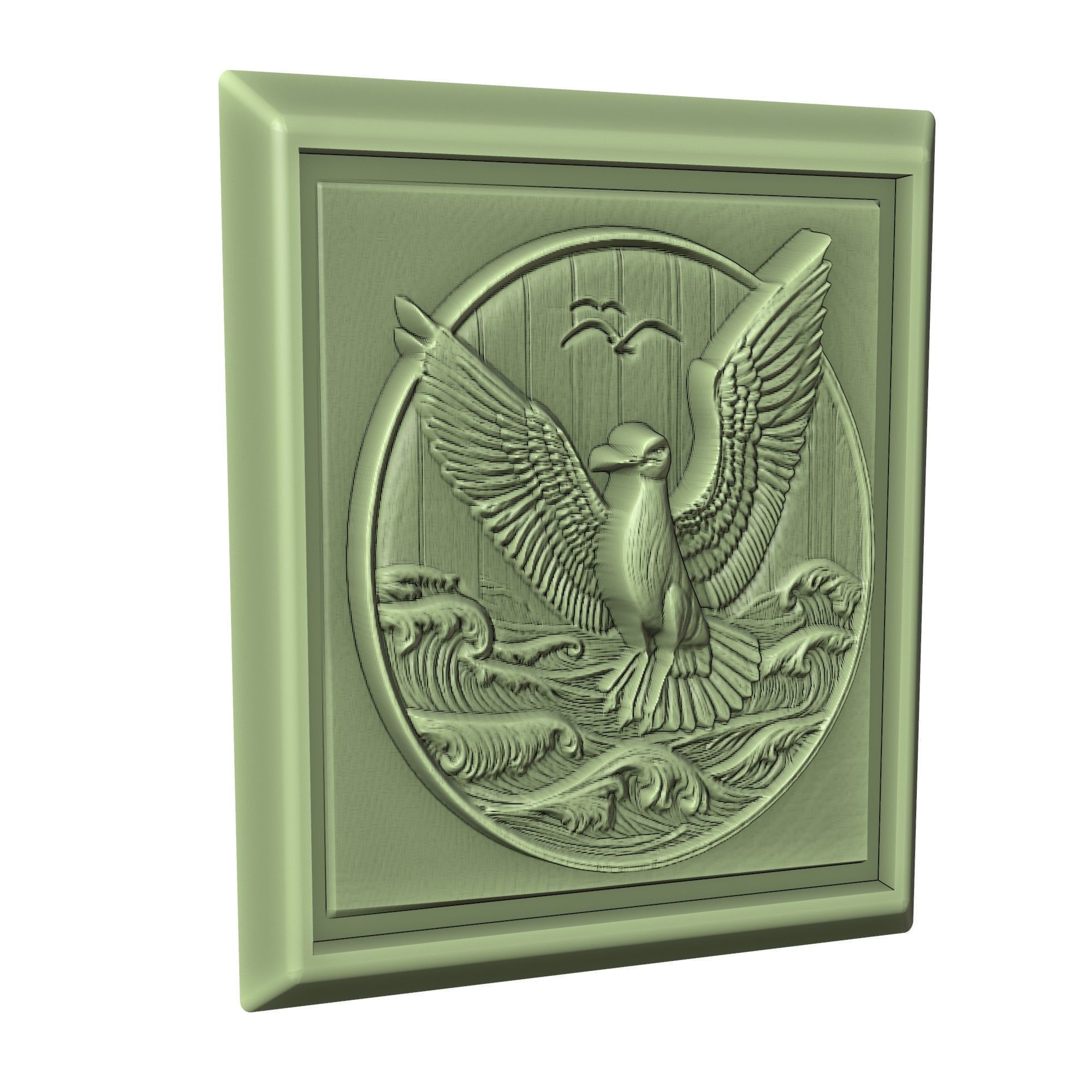 Seagull Animal 3D print model_3