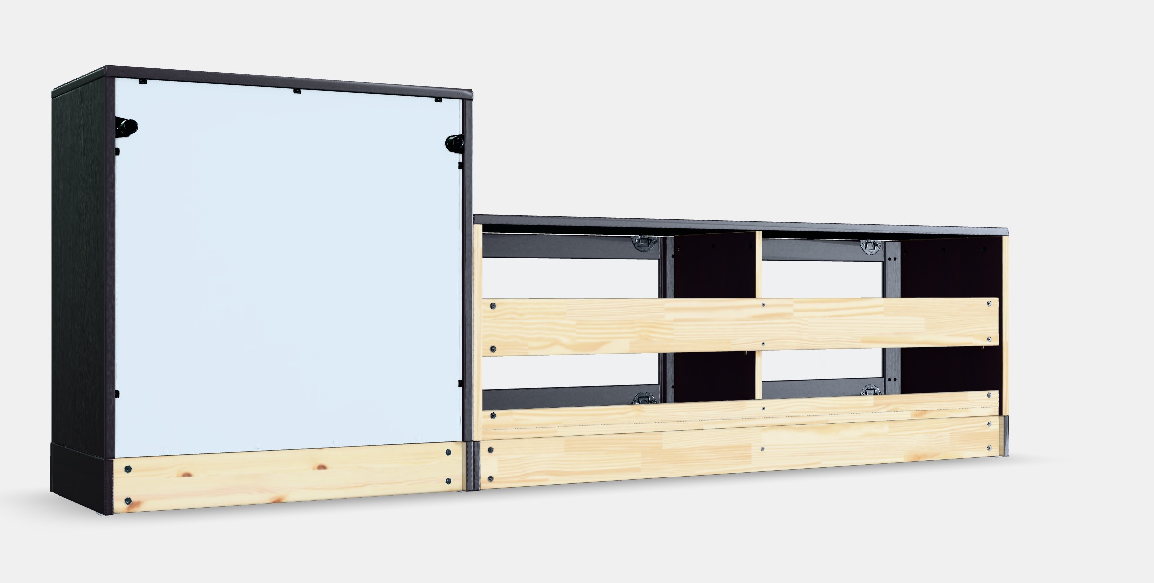 HAVSTA TV storage combination 3 Low-poly 3D model_5