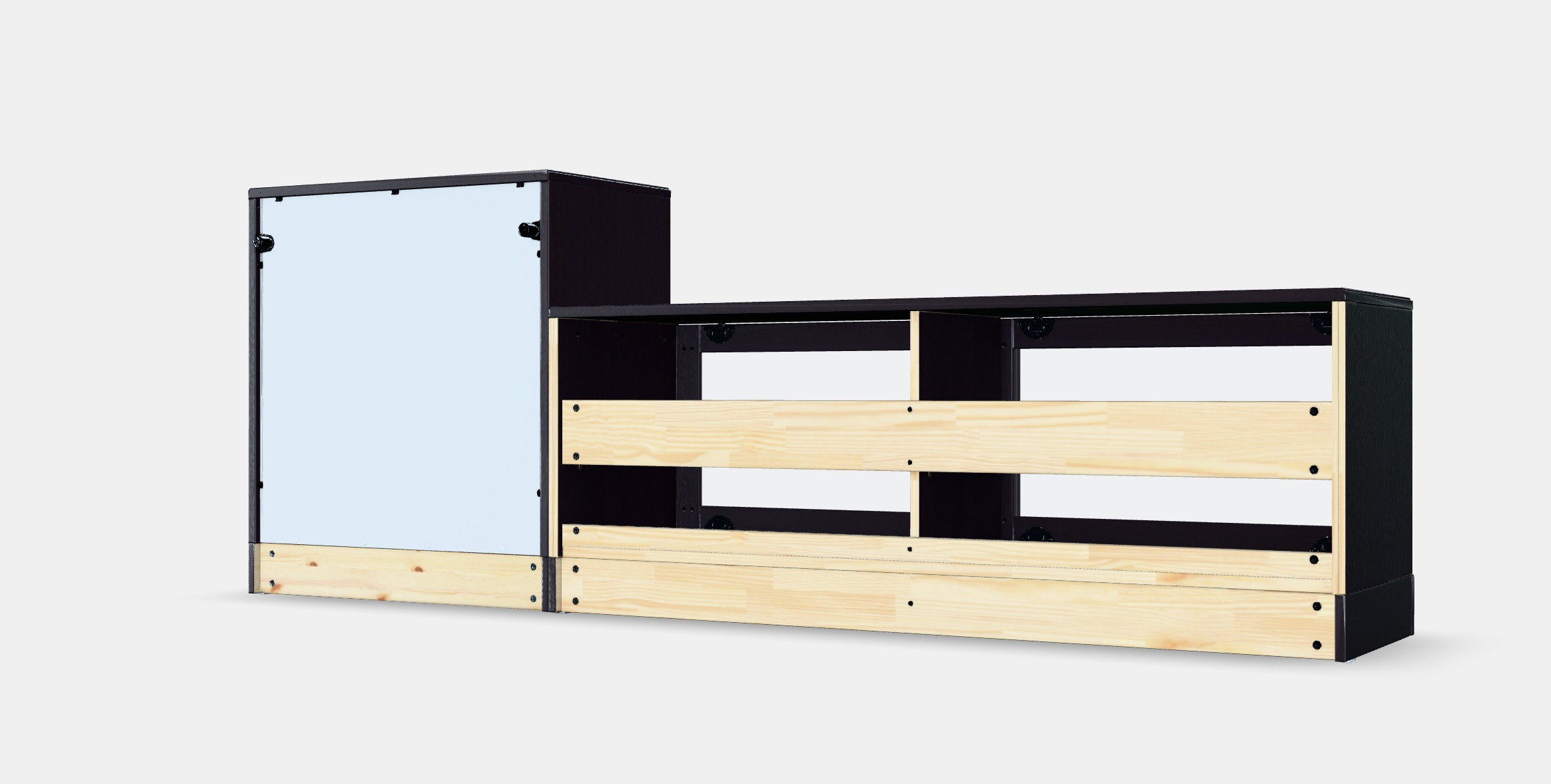 HAVSTA TV storage combination 3 Low-poly 3D model_8