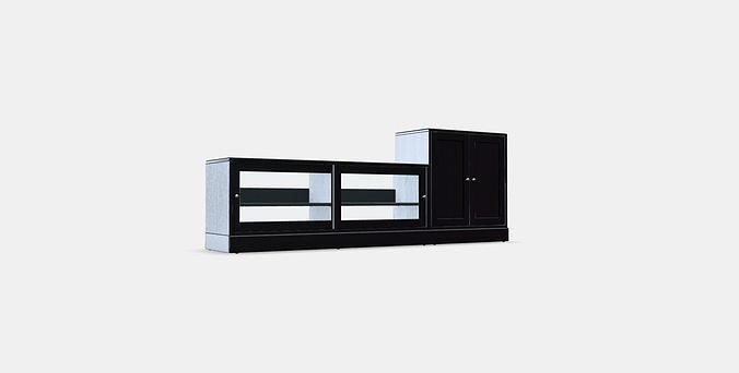 HAVSTA TV storage combination 3 Low-poly 3D model