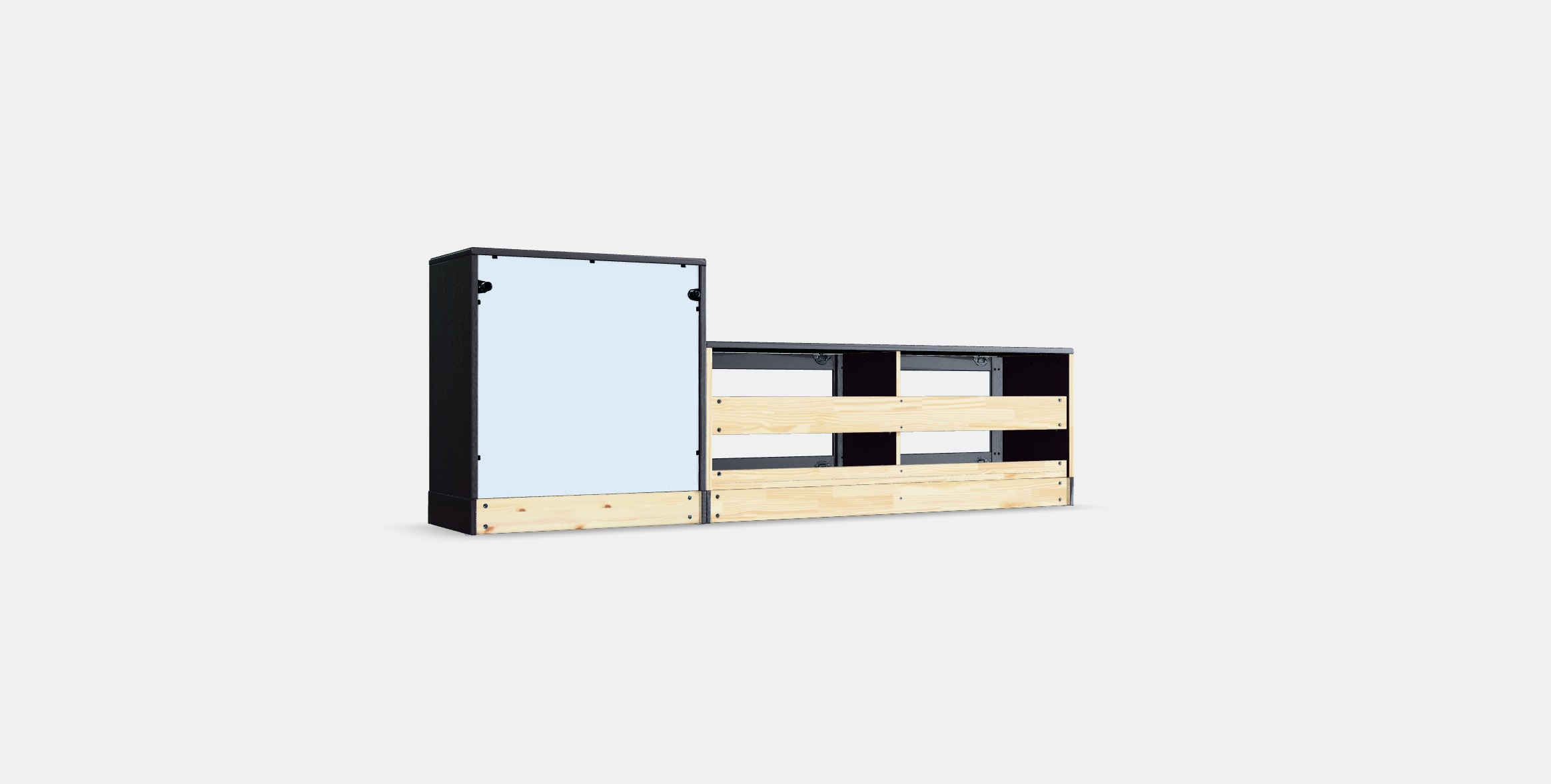 HAVSTA TV storage combination 3 Low-poly 3D model_16