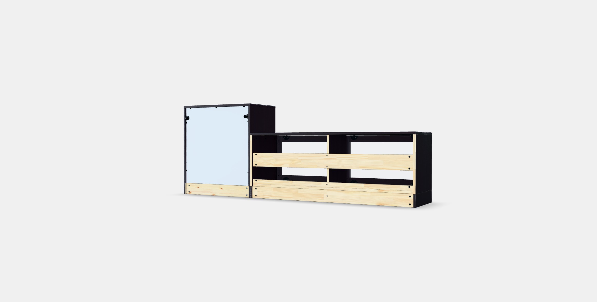 HAVSTA TV storage combination 3 Low-poly 3D model_3