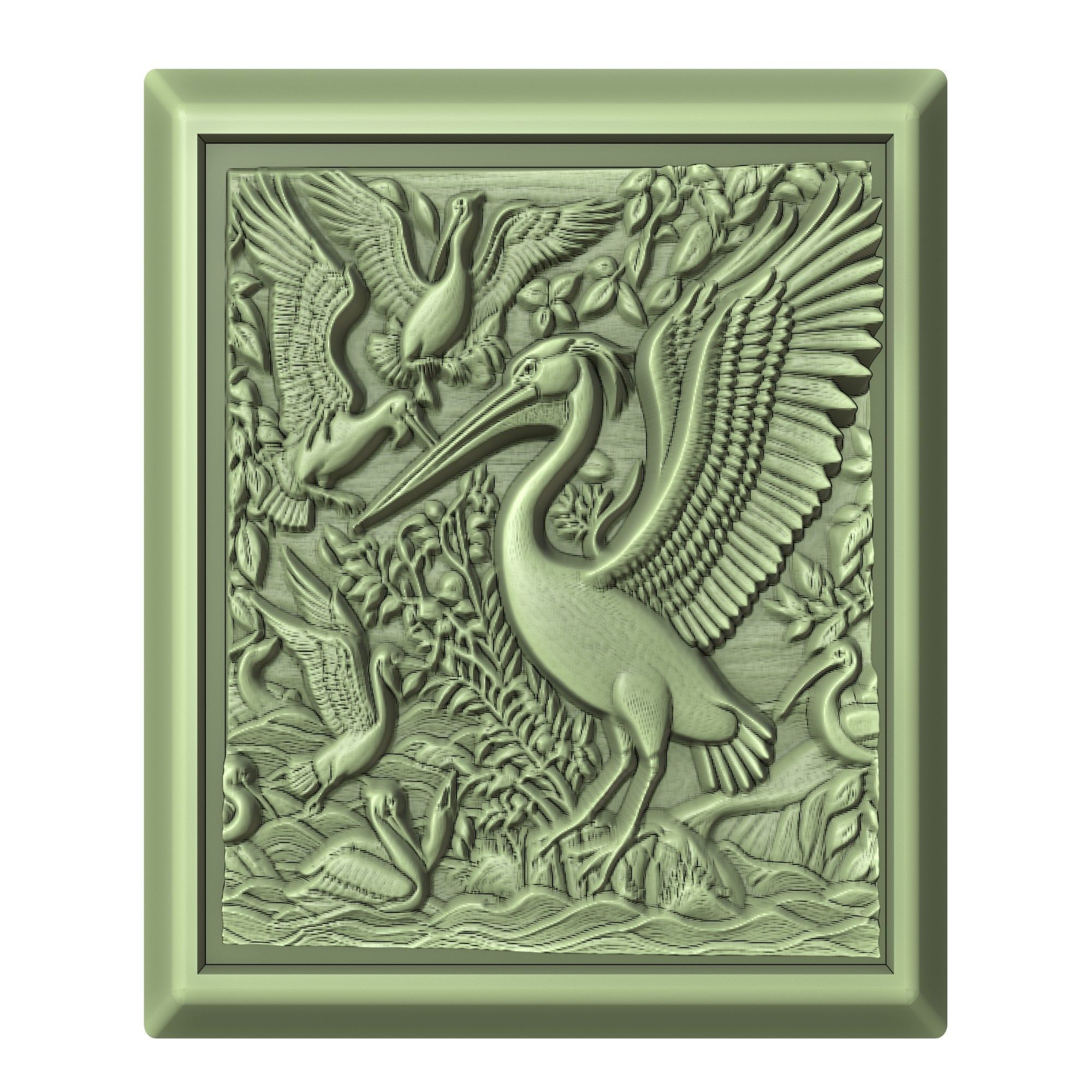 Pelican Animal 3D print model_2