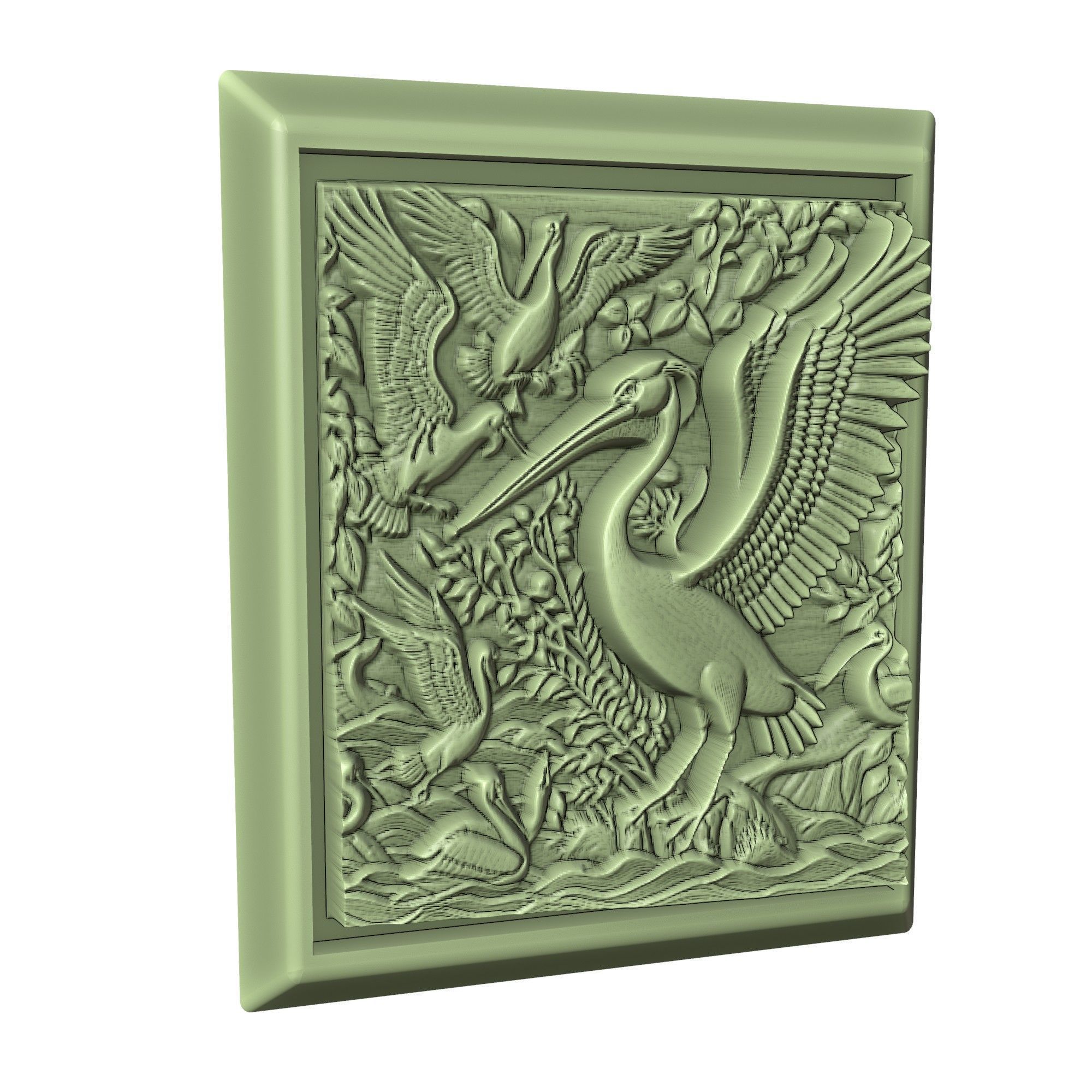 Pelican Animal 3D print model_3