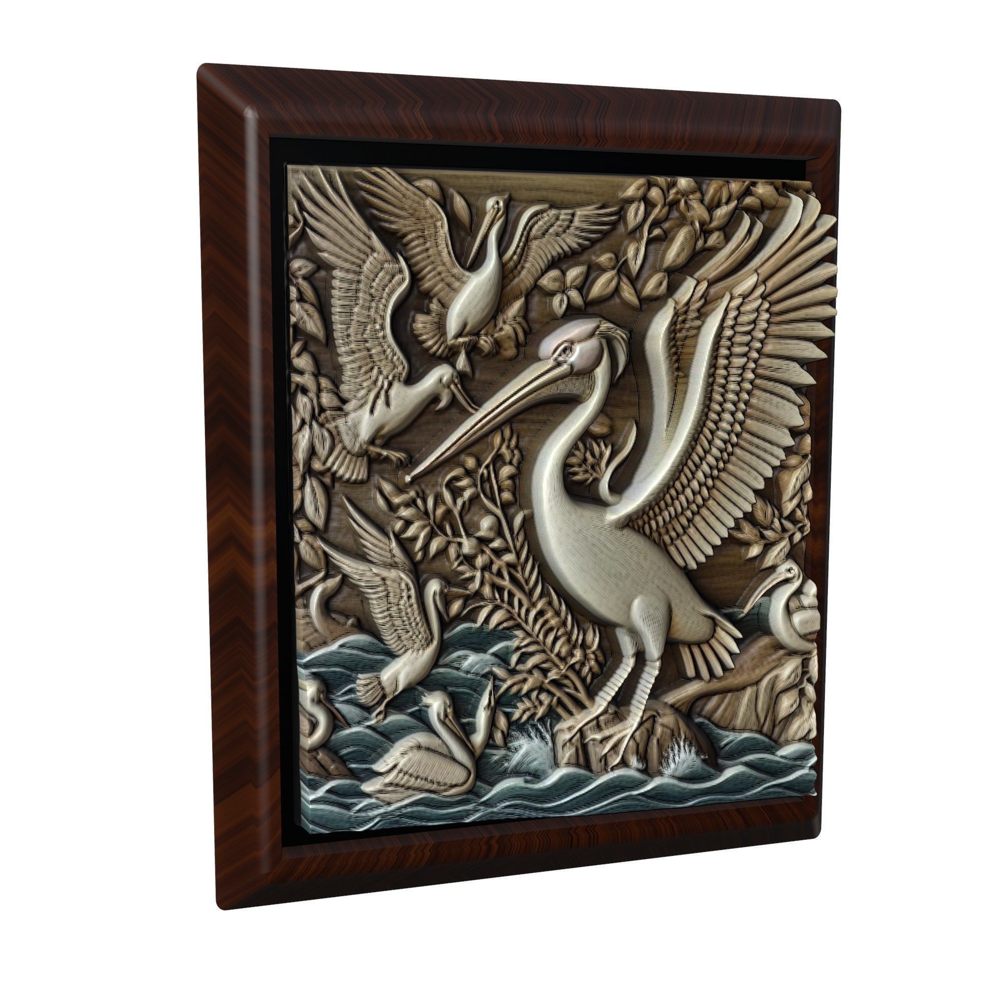 Pelican Animal 3D print model_1