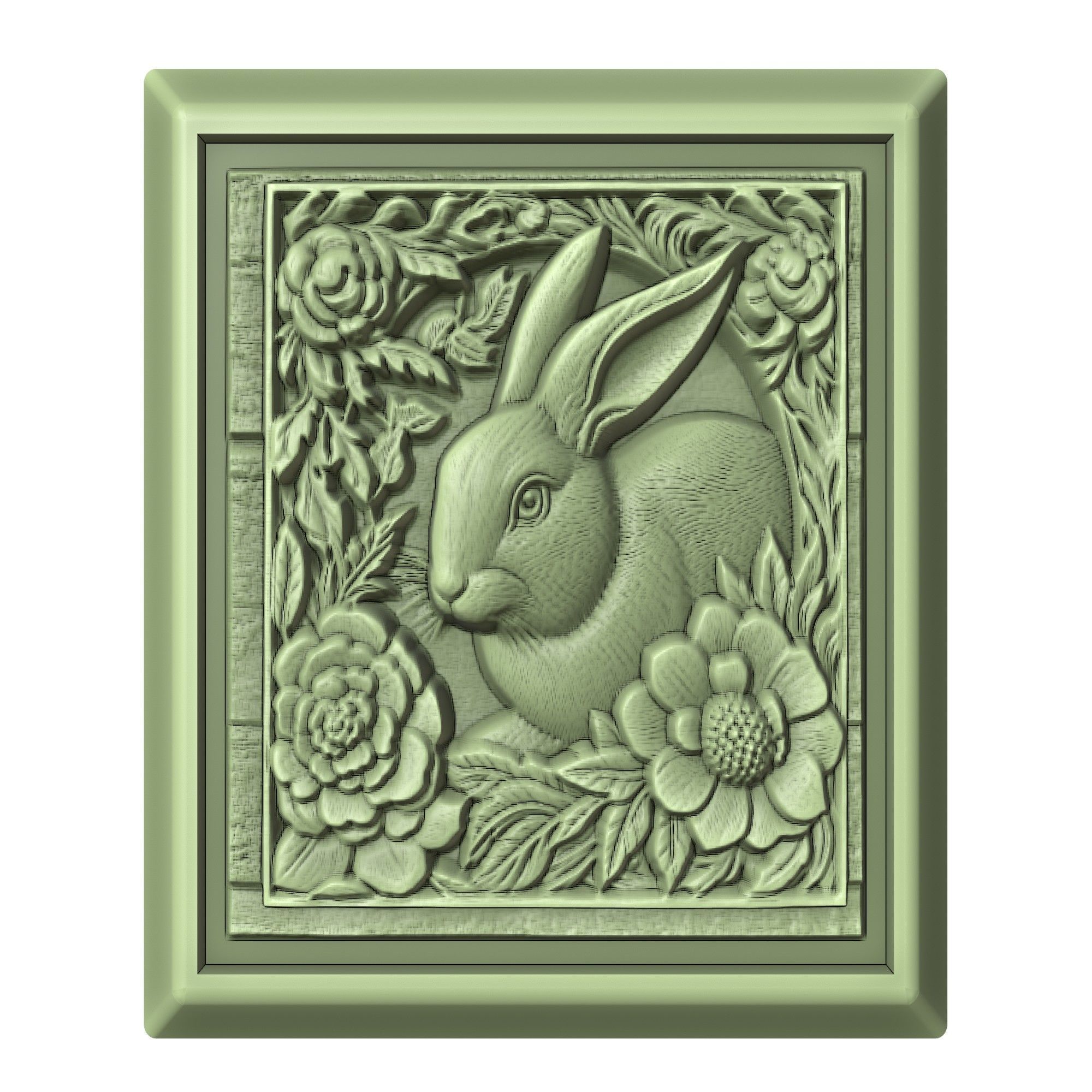 Rabbit Animal 3D print model_2