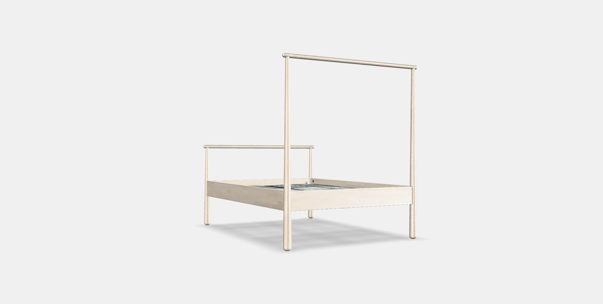 GJORA Bed frame 8 Low-poly 3D model_16