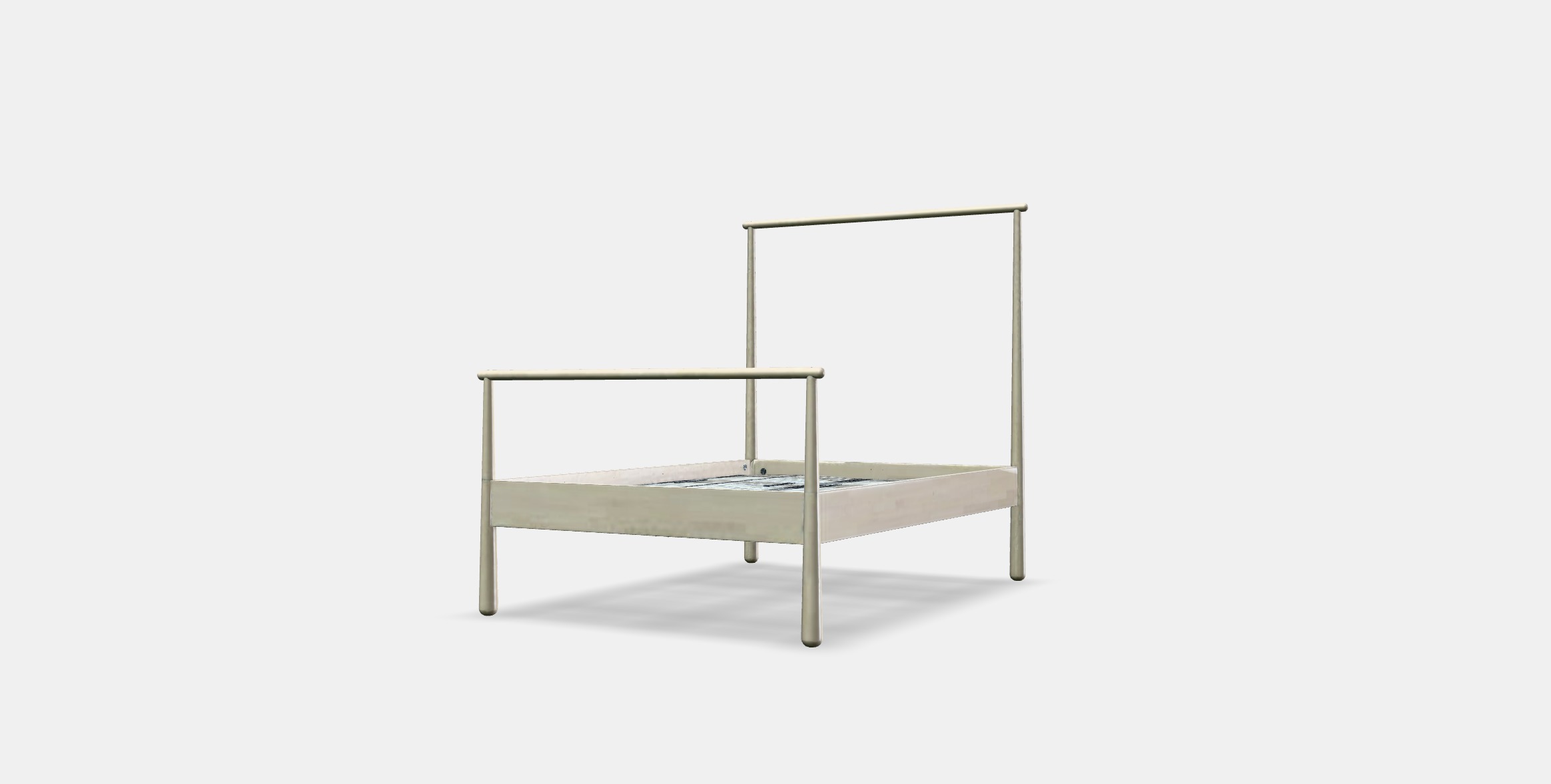 GJORA Bed frame 8 Low-poly 3D model_12