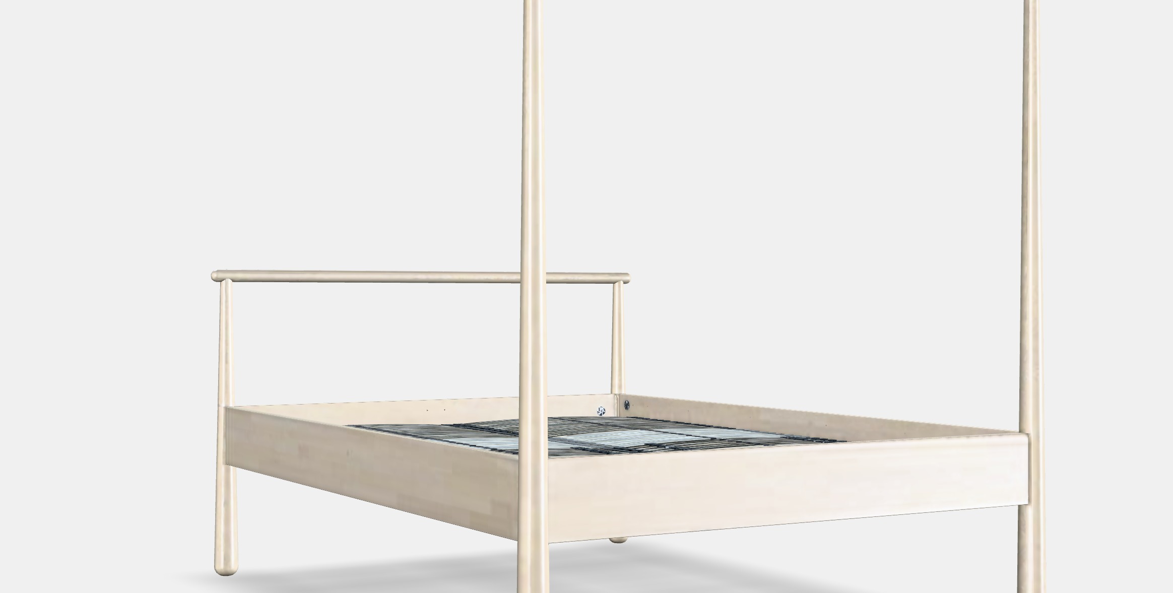 GJORA Bed frame 8 Low-poly 3D model_2
