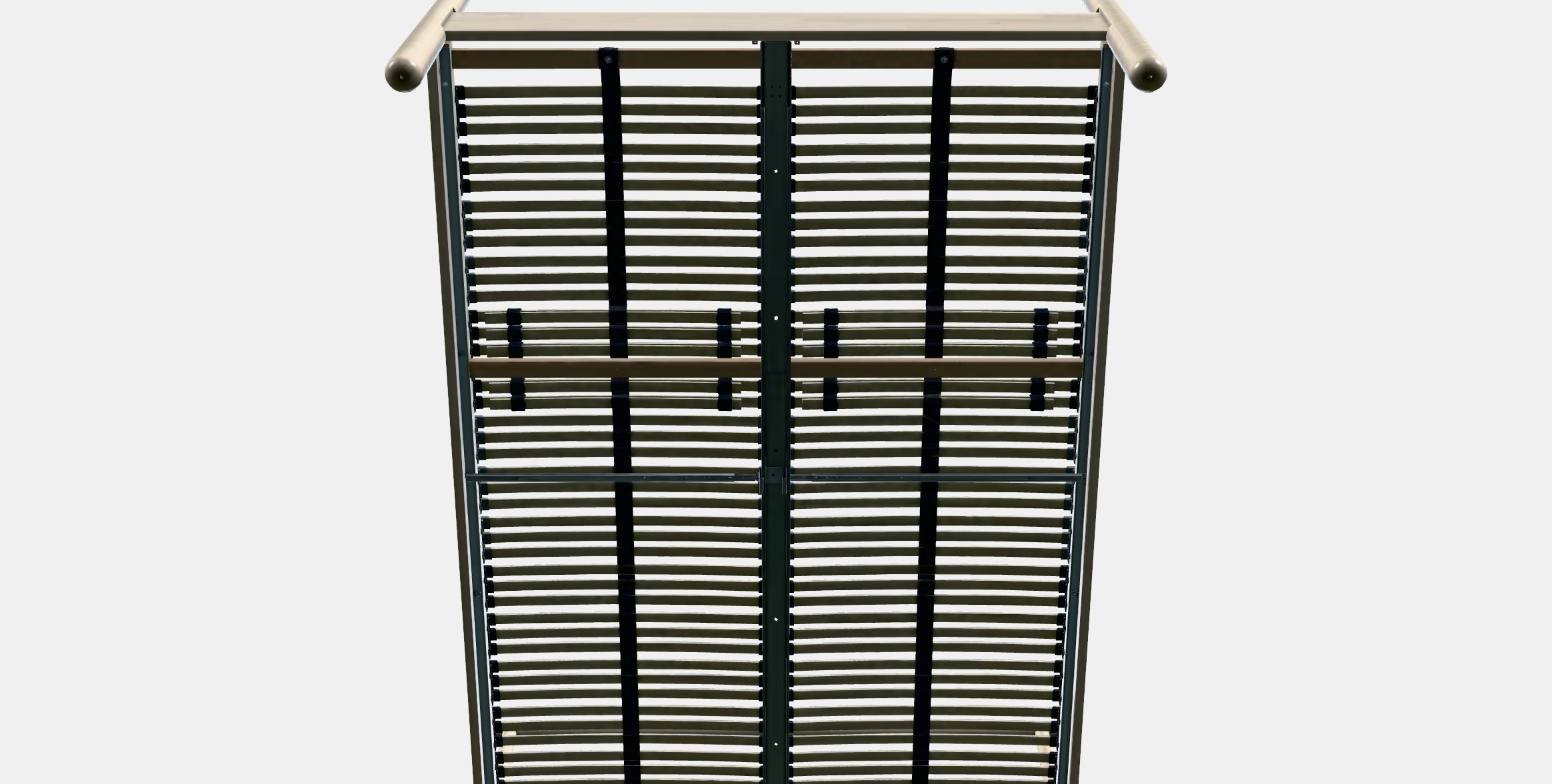 GJORA Bed frame 8 Low-poly 3D model_8