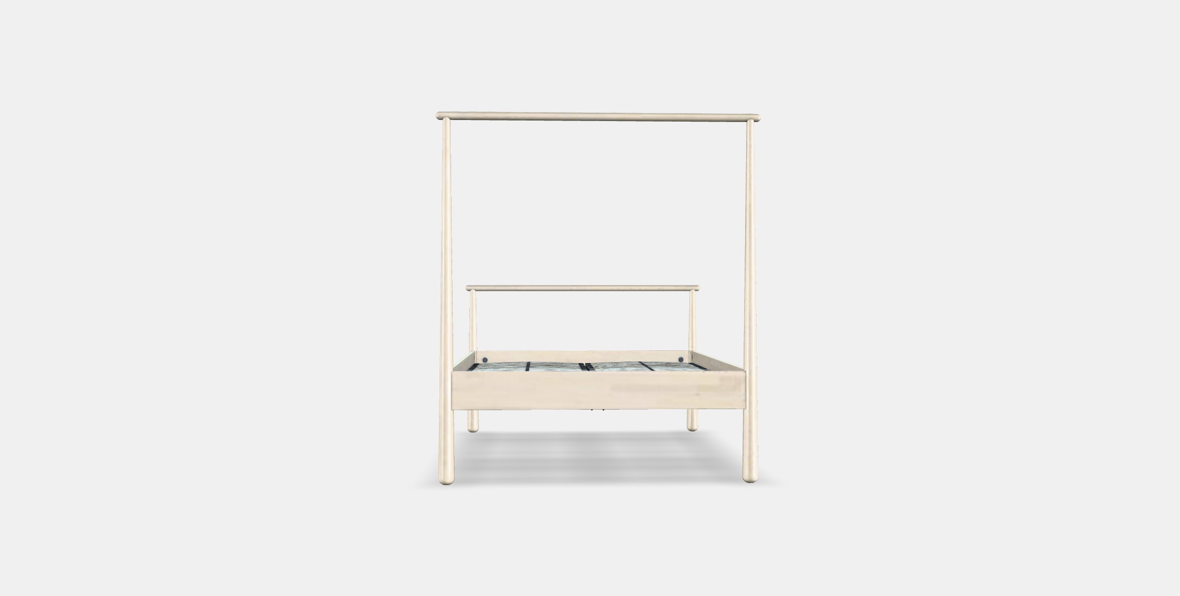 GJORA Bed frame 8 Low-poly 3D model_14