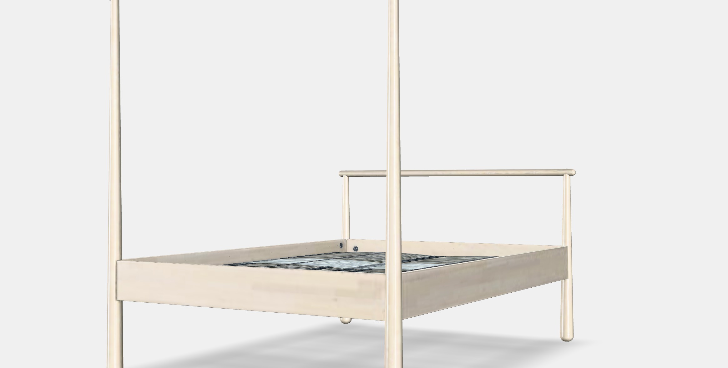 GJORA Bed frame 8 Low-poly 3D model_6