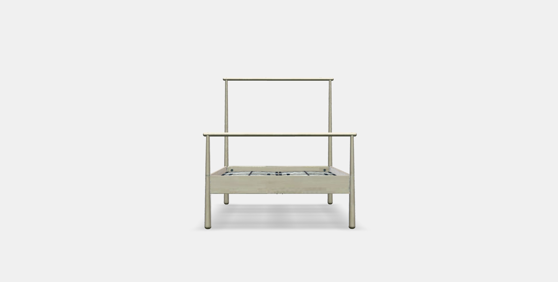 GJORA Bed frame 8 Low-poly 3D model_10